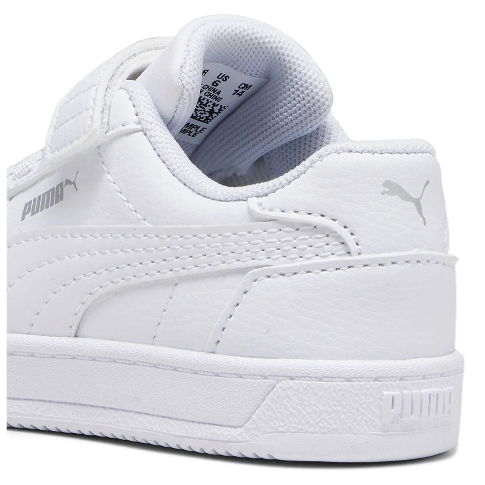 PUMA Caven 2.0 Toddlers' Sneakers, White/Silver/Black