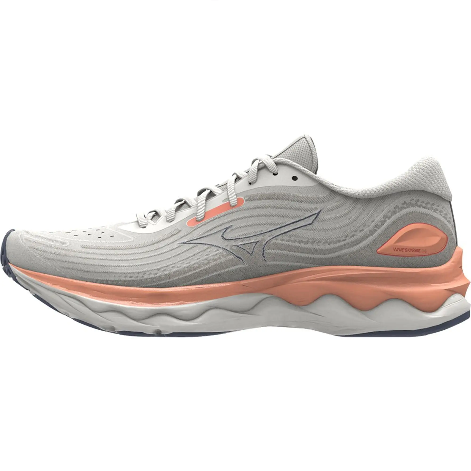 Mizuno Wave Skyrise 4 Neutral Running Shoe Women - White, Coral
