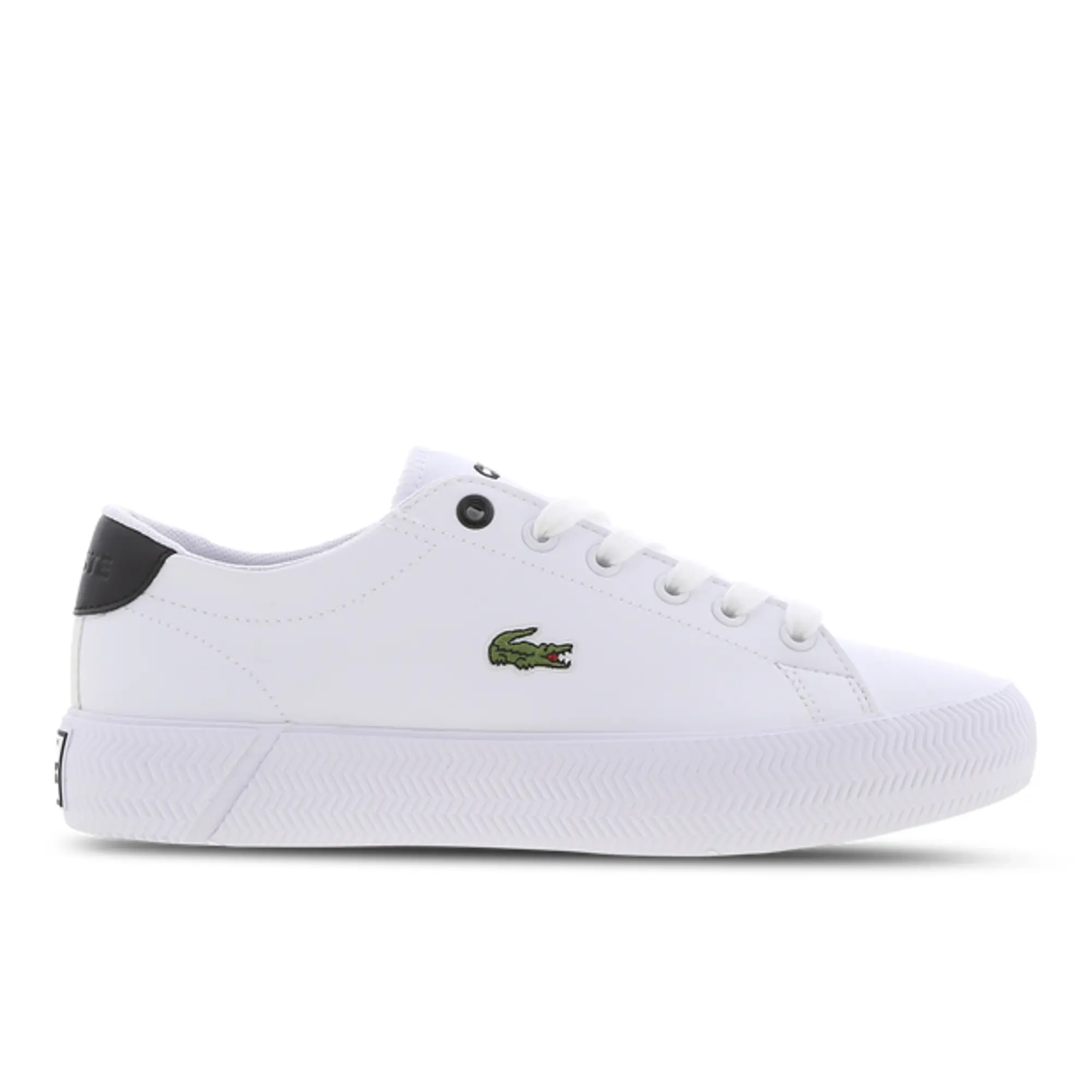 Lacoste white & black gripshot Youth trainers