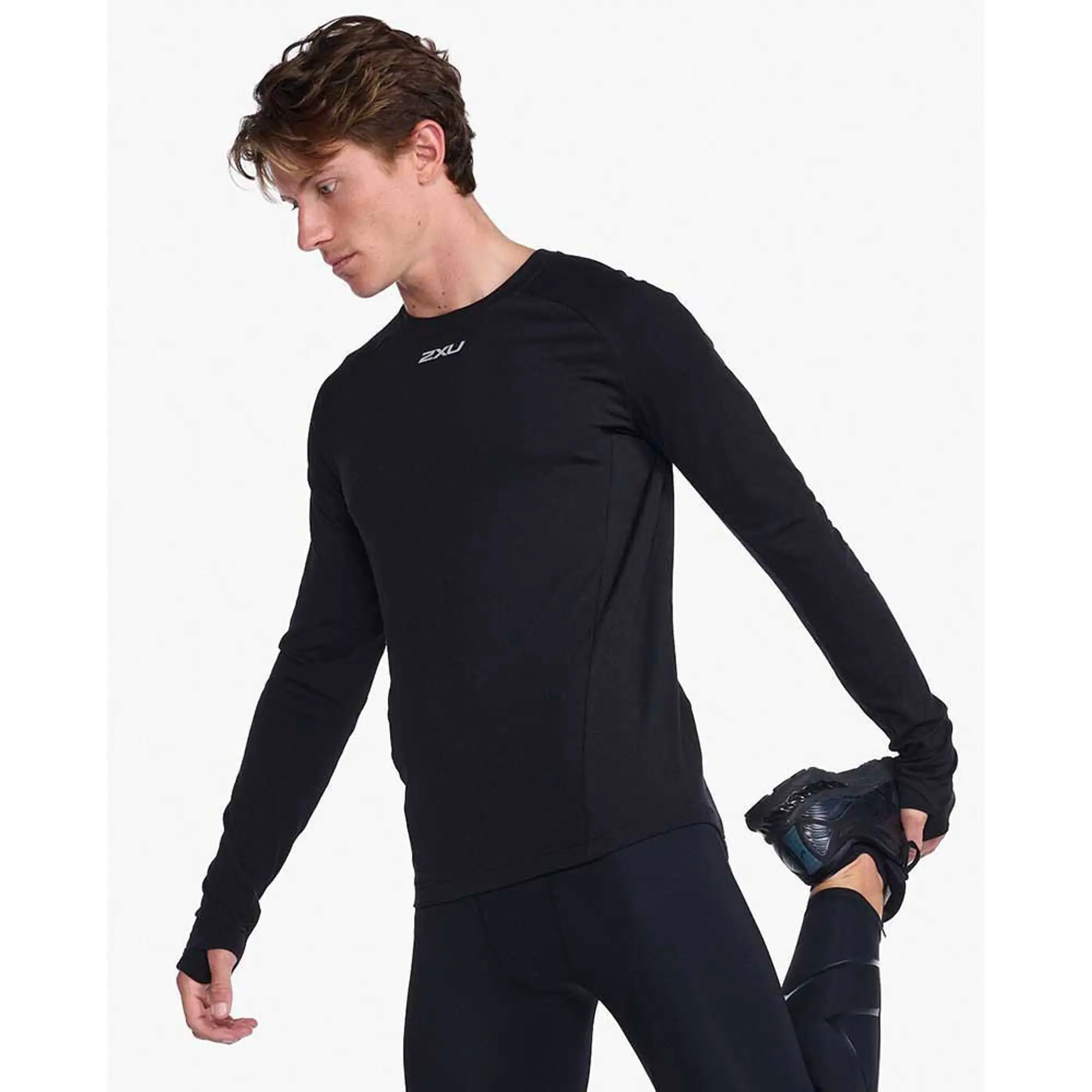 2xu Ignition Base Layer Long Sleeve T-shirt  - Black