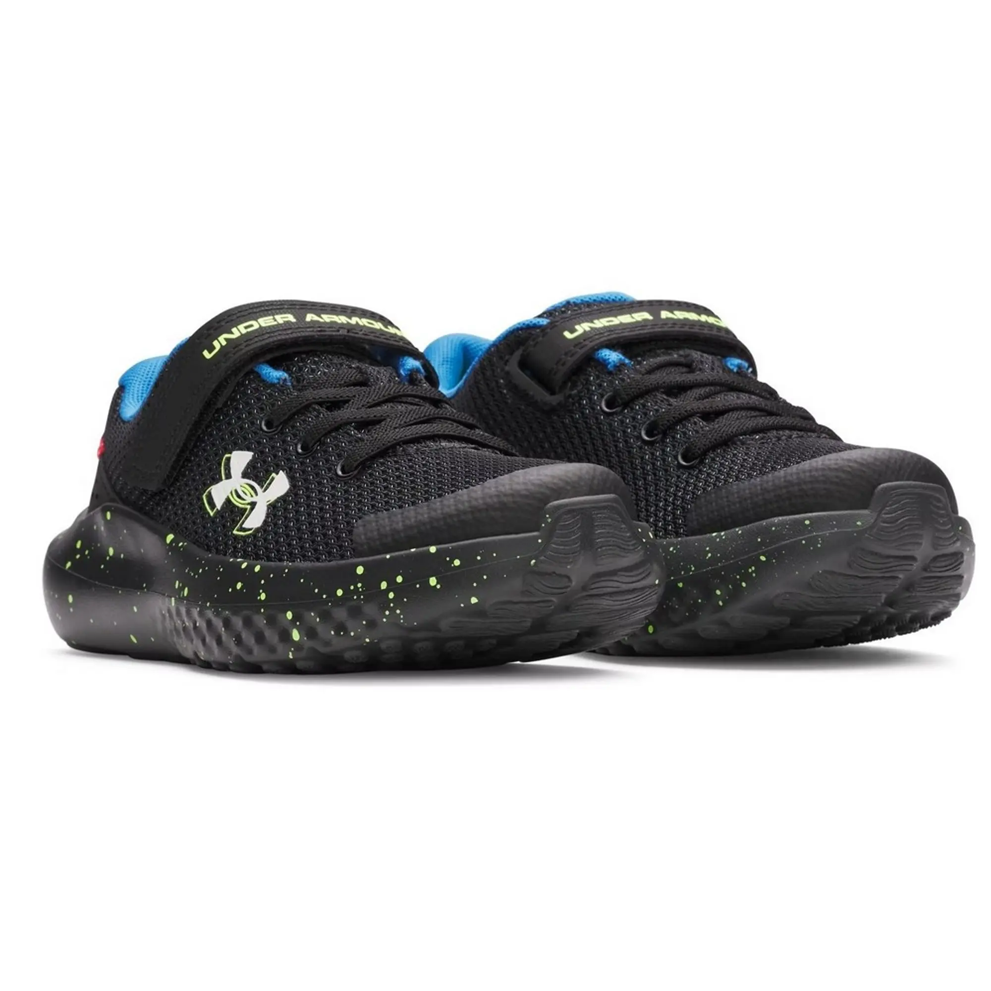 Boys' Pre-School  Under Armour  Surge 4 AC Running Shoes Black / Black / Black 10