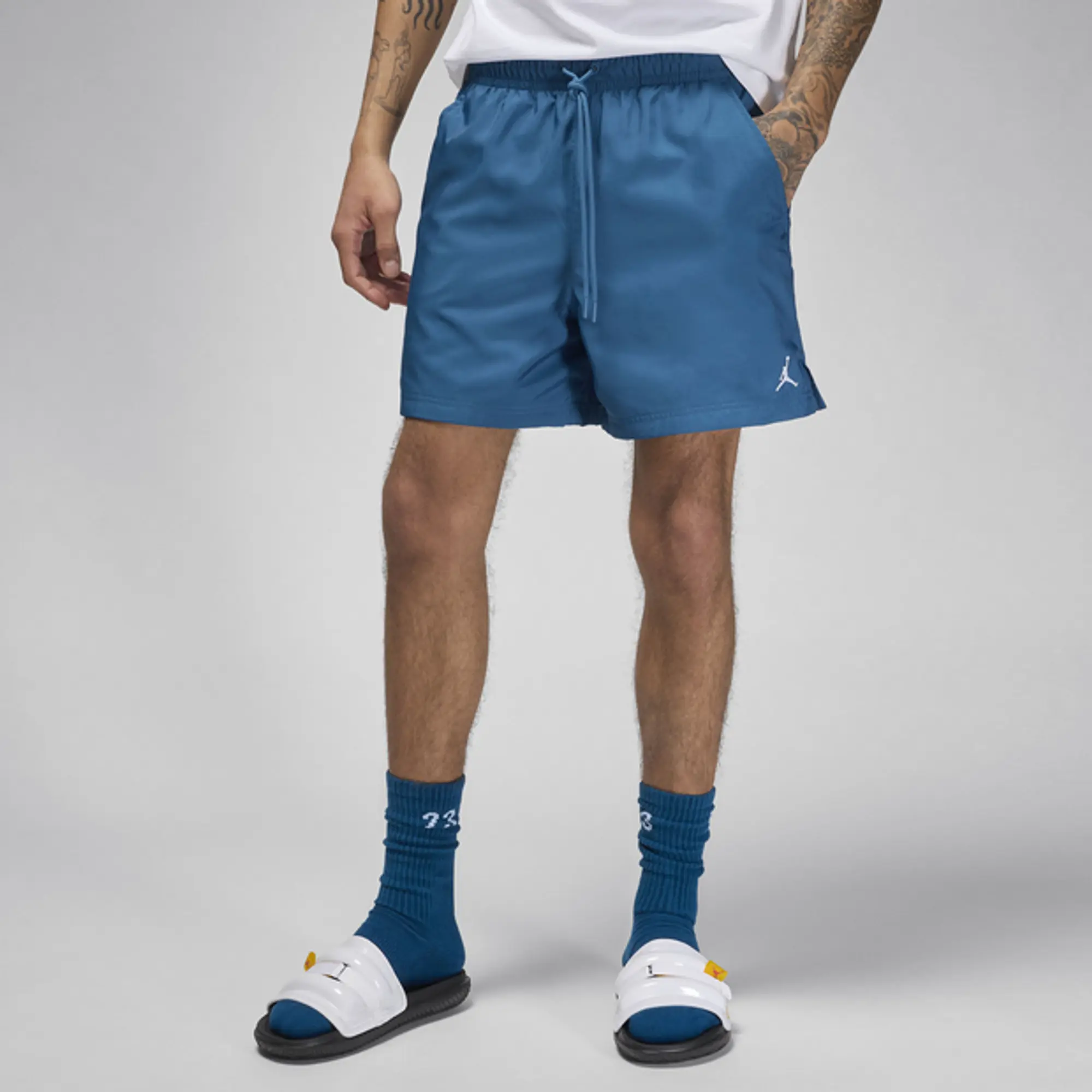 Nike Jordan Jordan Essential Poolside LBR 5 Inch Short - Blue - Size M - Blue