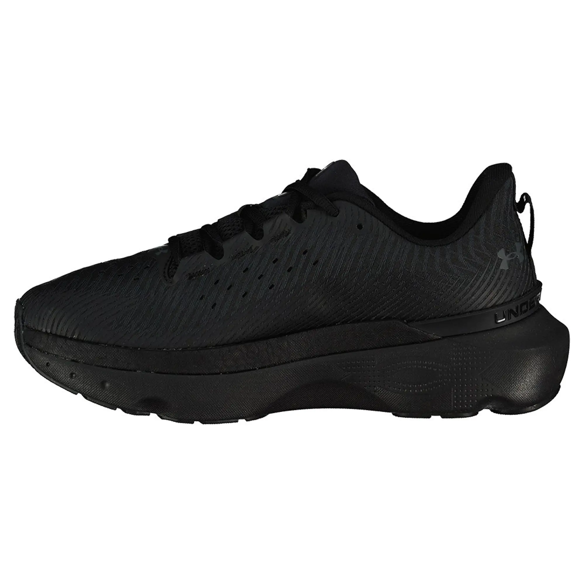 Under Armour Mens Infinite Running Shoes in Black Textile