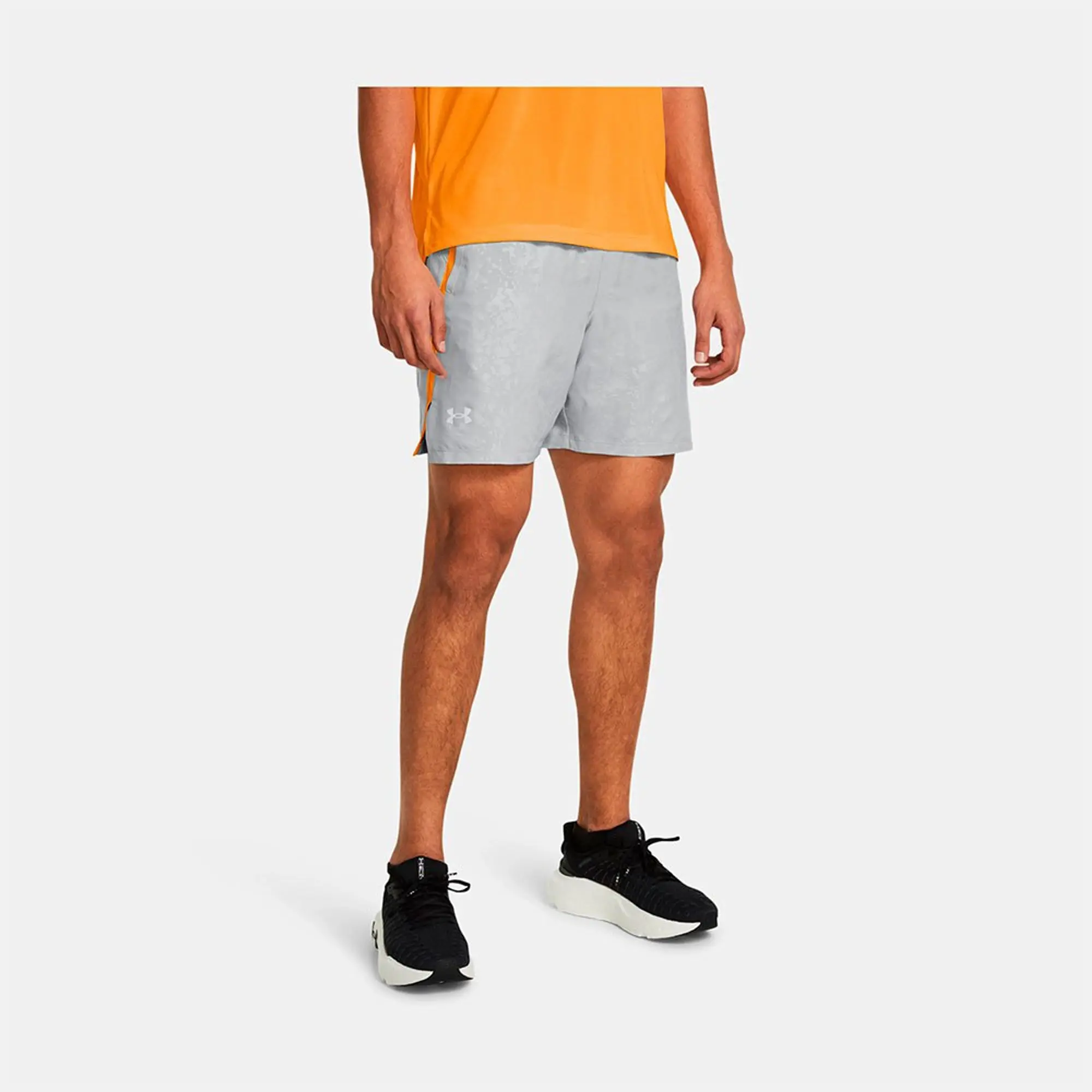 Under Armour Armour Ua Launch 7'' Boss Shorts Running Short Mens - Grey