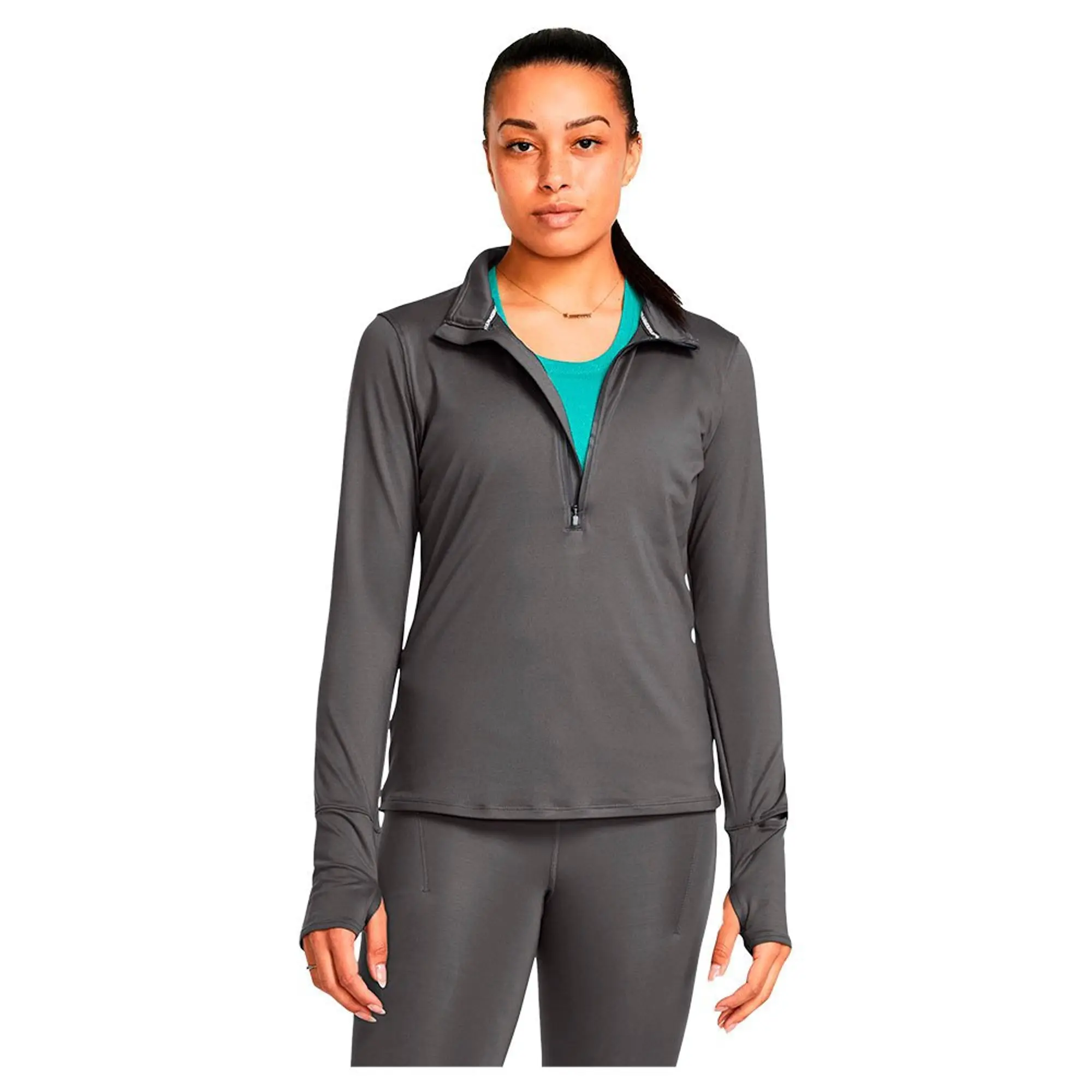 Under Armour Qualifier Run Half Zip Fleece  - Grey