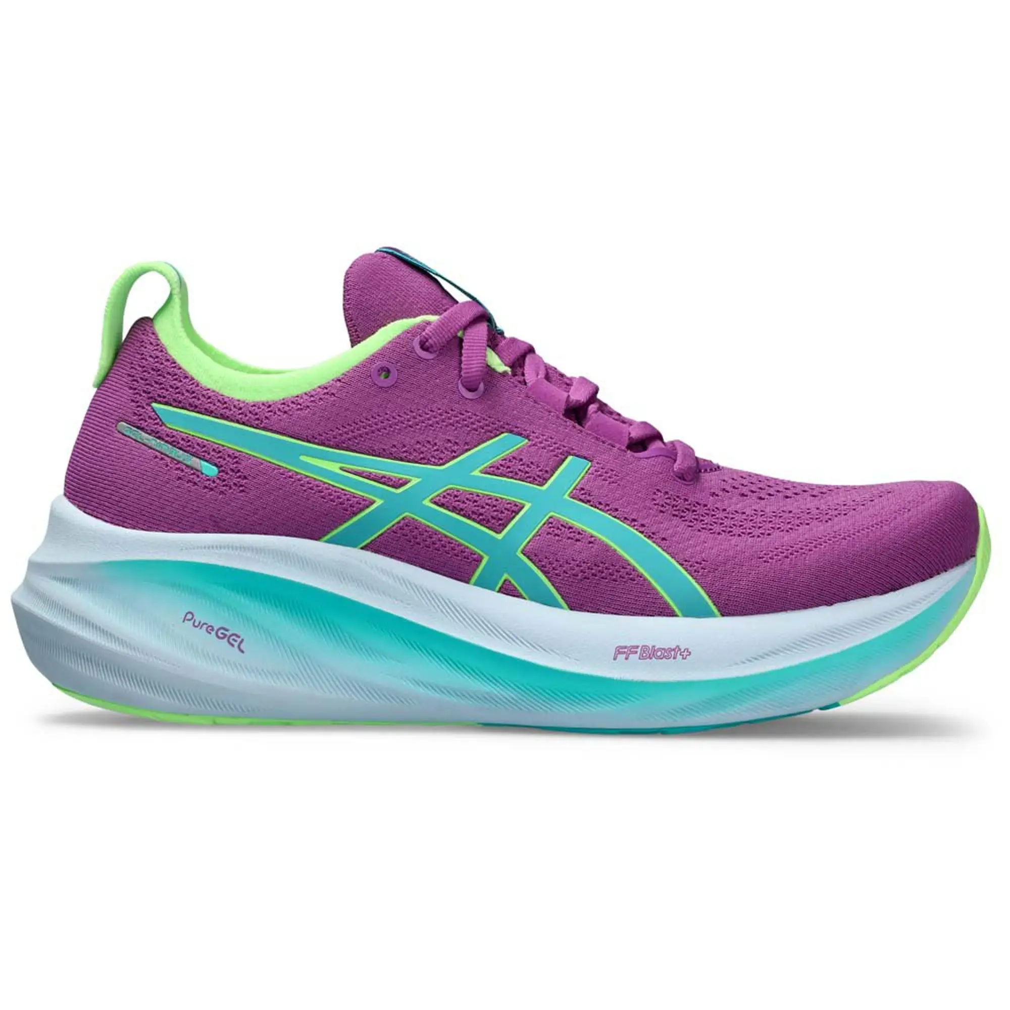 ASICS Gel-Nimbus 26 Lite-Show Neutral Running Shoe Women - Neon Green ...