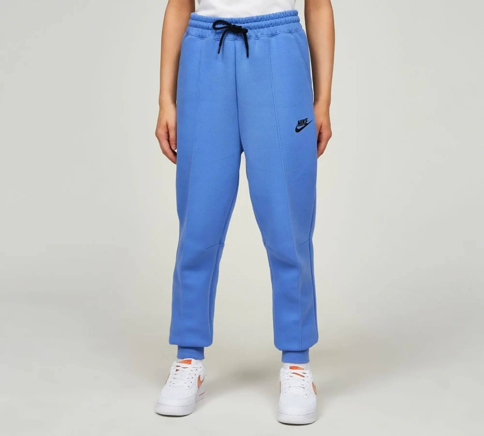 Nike Girls Tech Fleece Jogger - Blue - Size XL - Blue