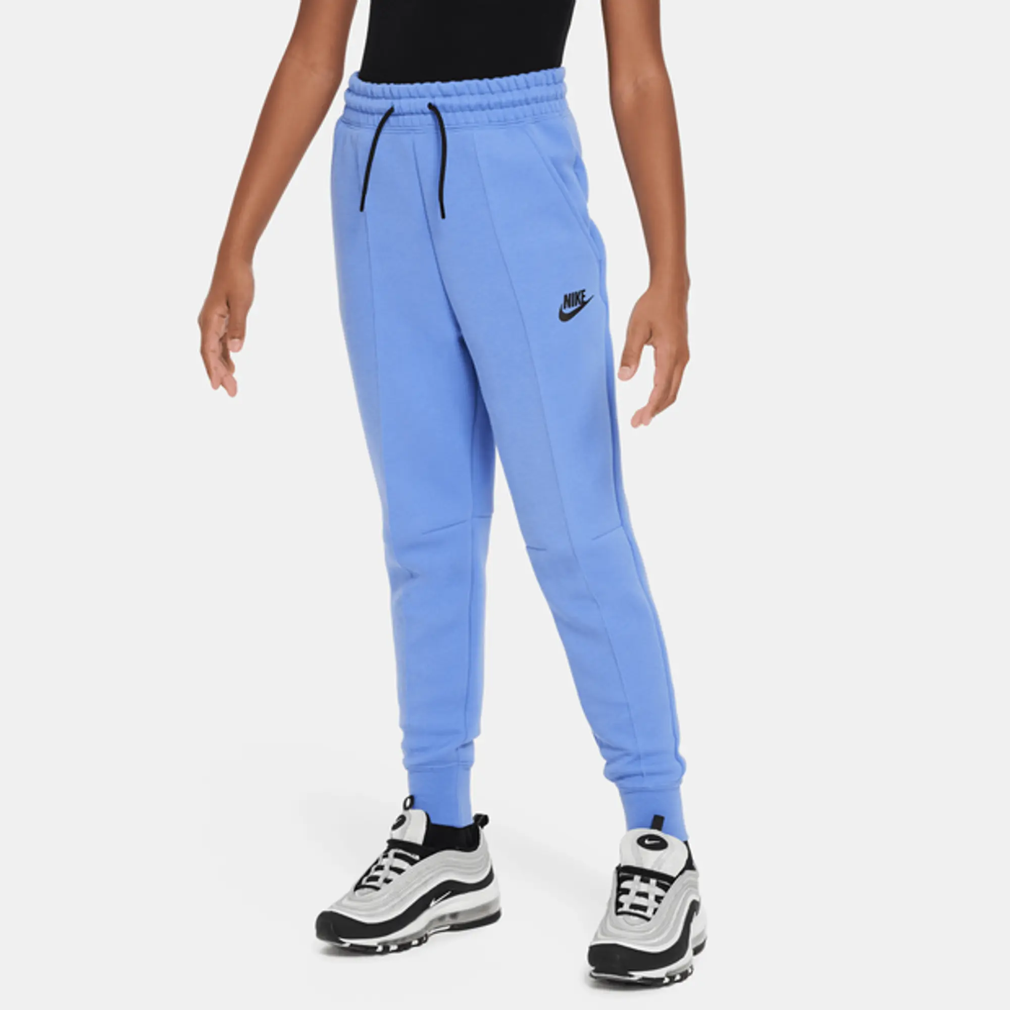 Nike Girls Tech Fleece Jogger - Blue - Size XL - Blue