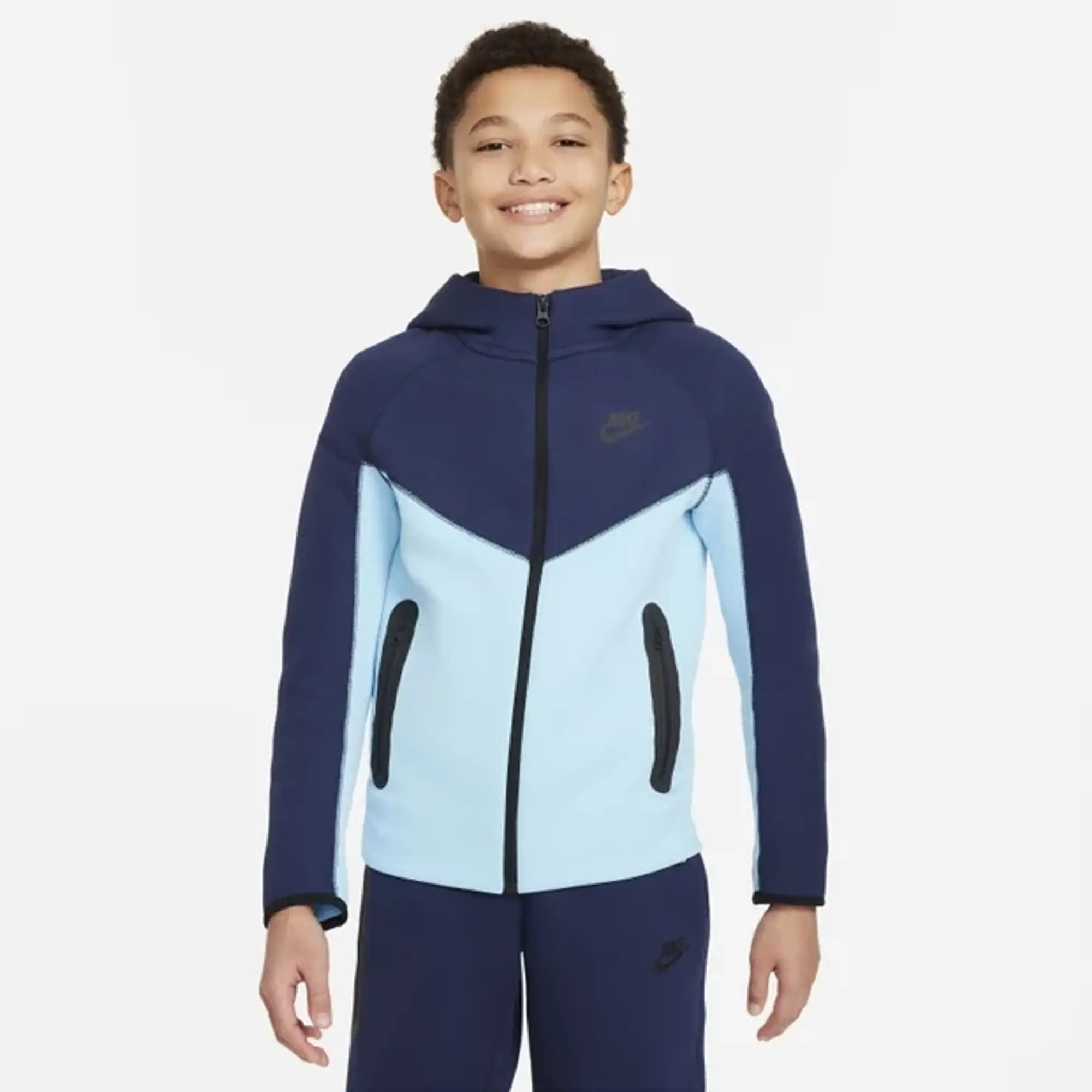Nike Sportswear Older Kids Tech Fleece Full Zip Hoodie 8 15Y