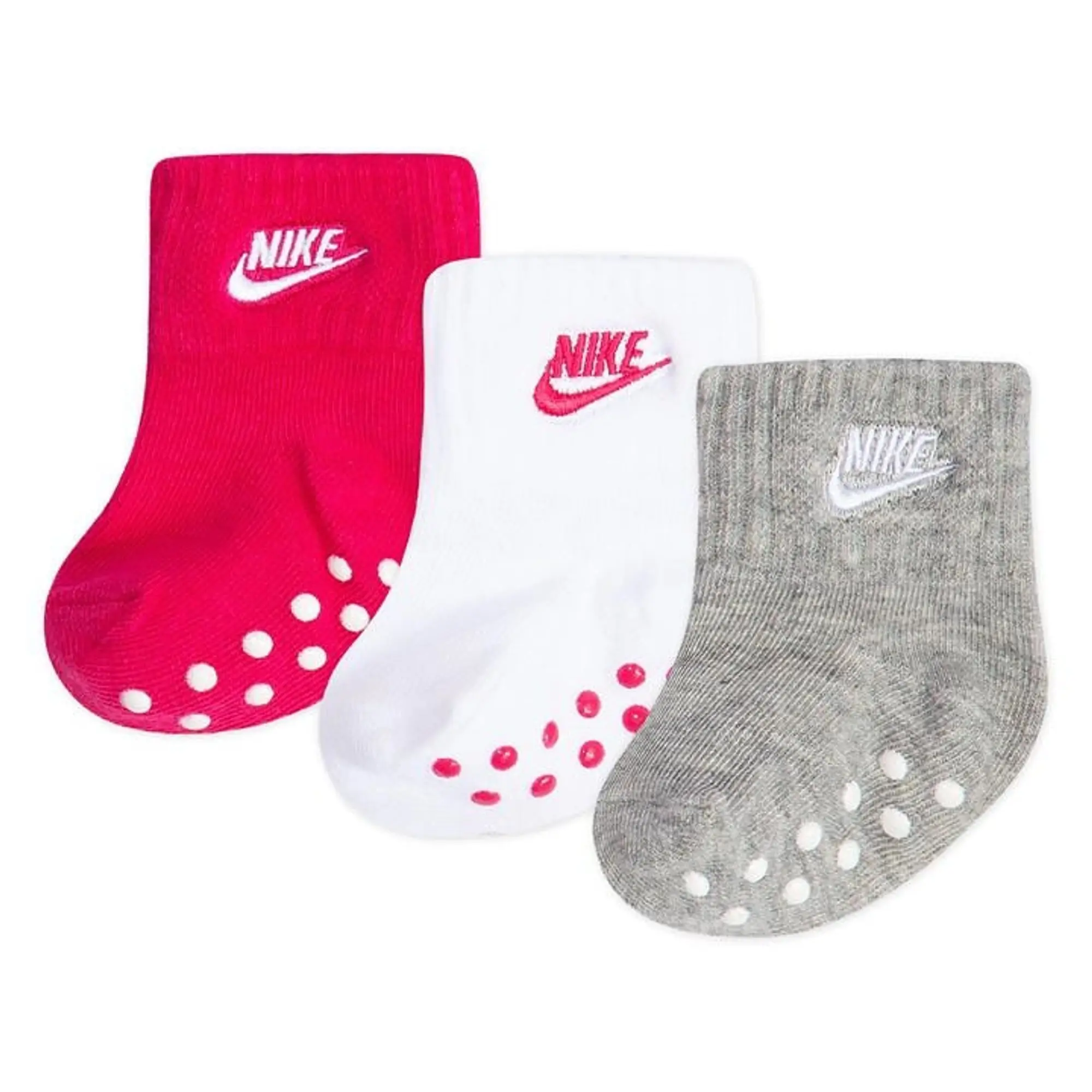 Nike Grippy Sock 3pk Baby - Pink
