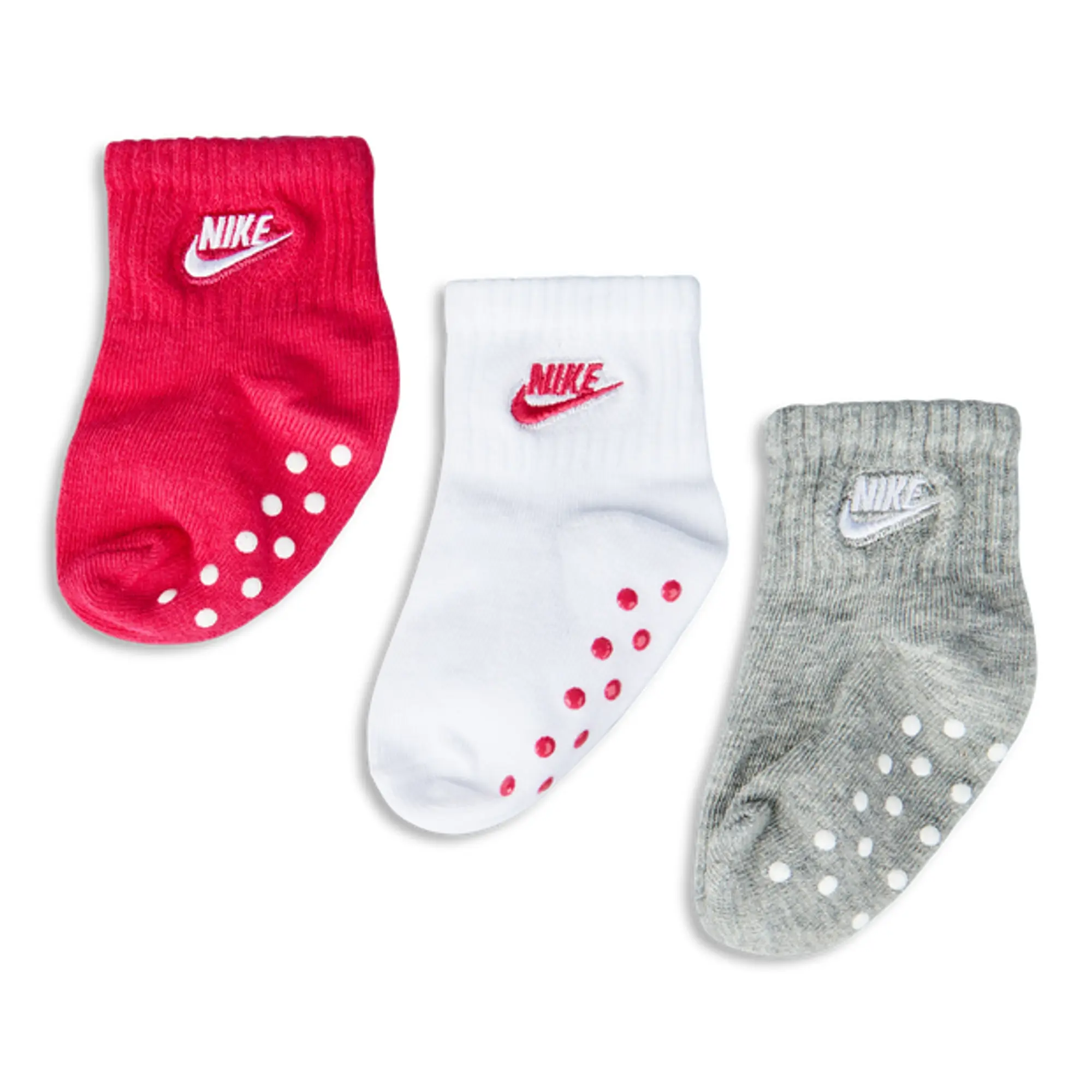 Nike Grippy Sock 3pk Baby - Pink