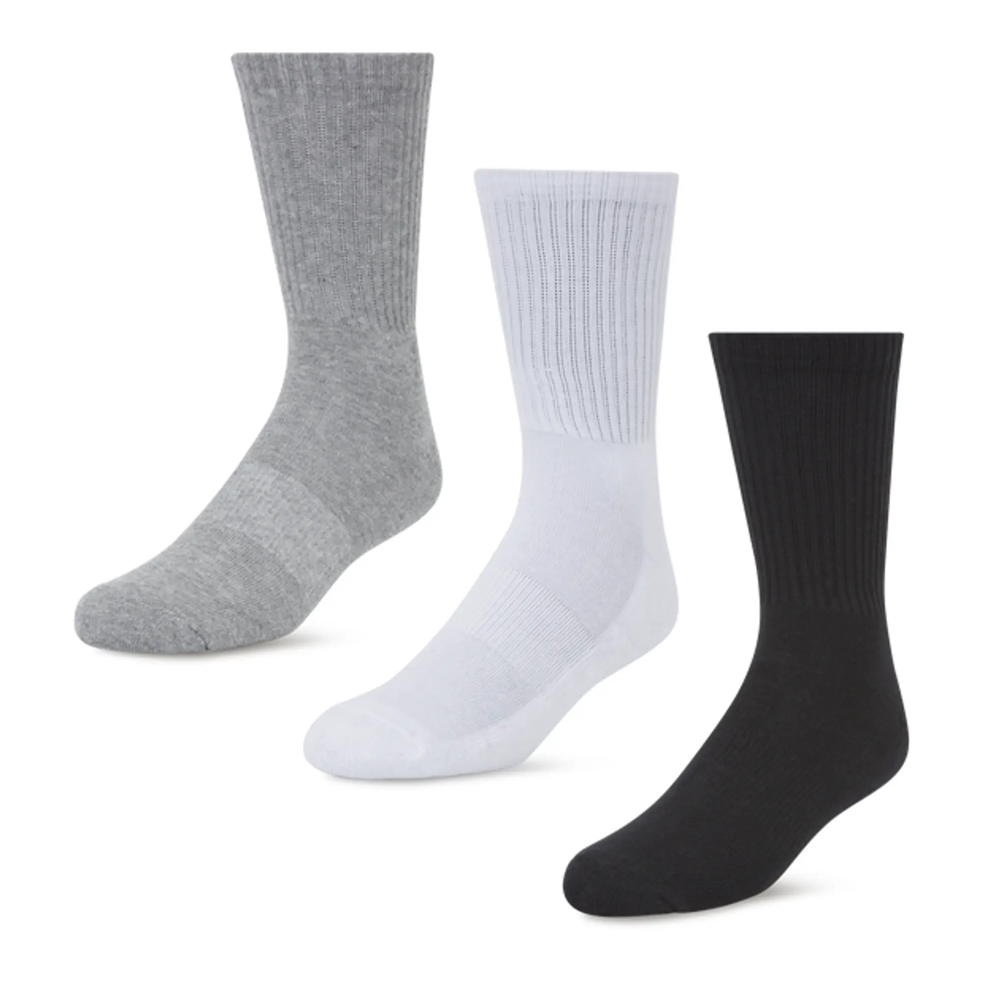 Foot Locker 3 Pack Active Dry Crew - Grey