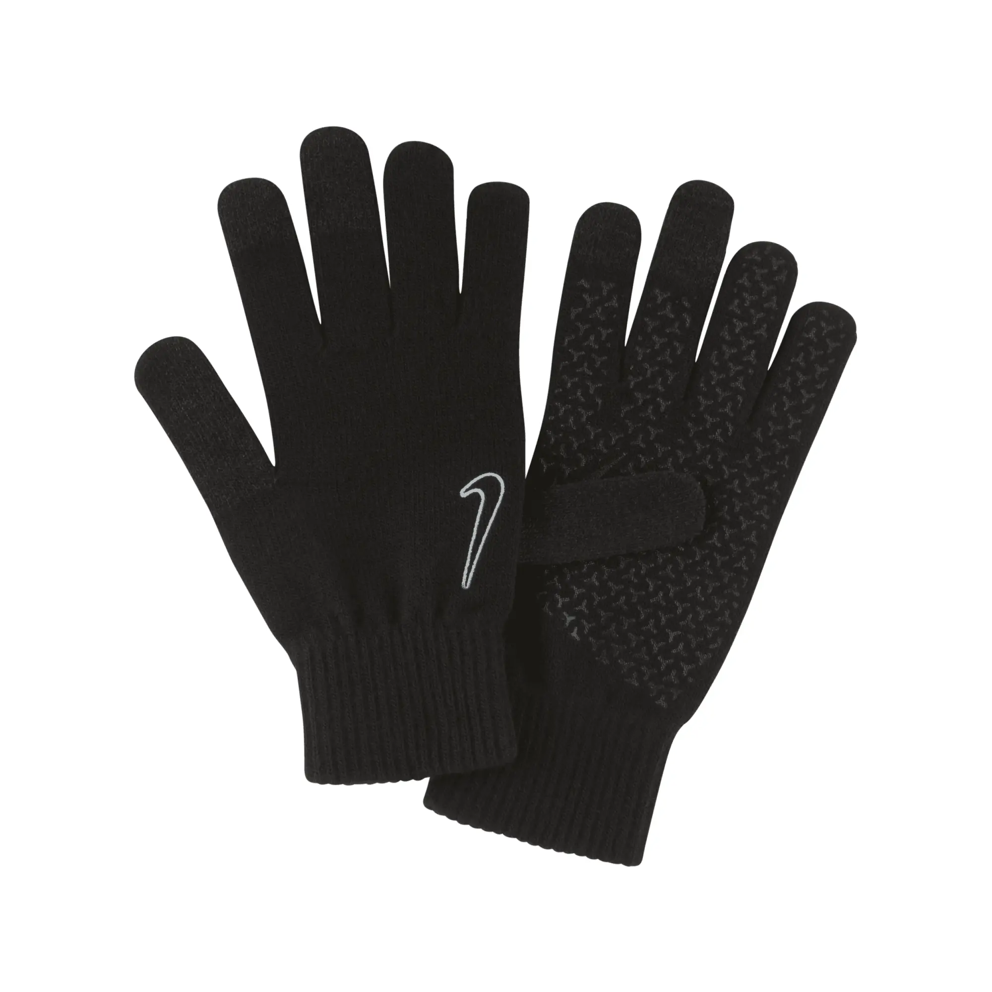 Nike Knitted Tech and Grip Glove - Black / White - Size L/XL - Black