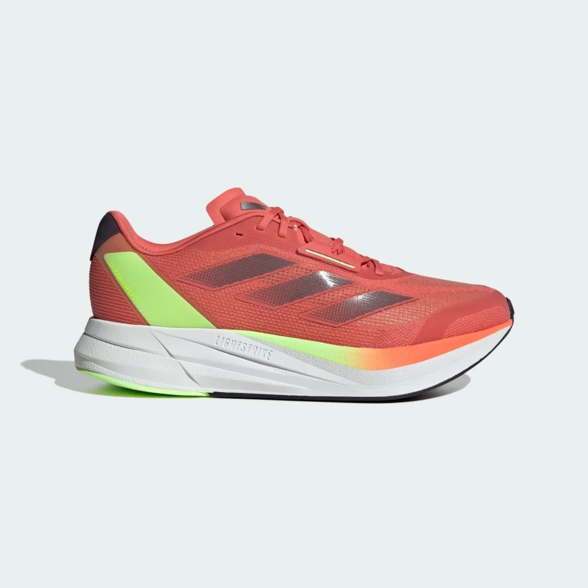 adidas Mens Running Duramo Speed Trainers - Red, Red
