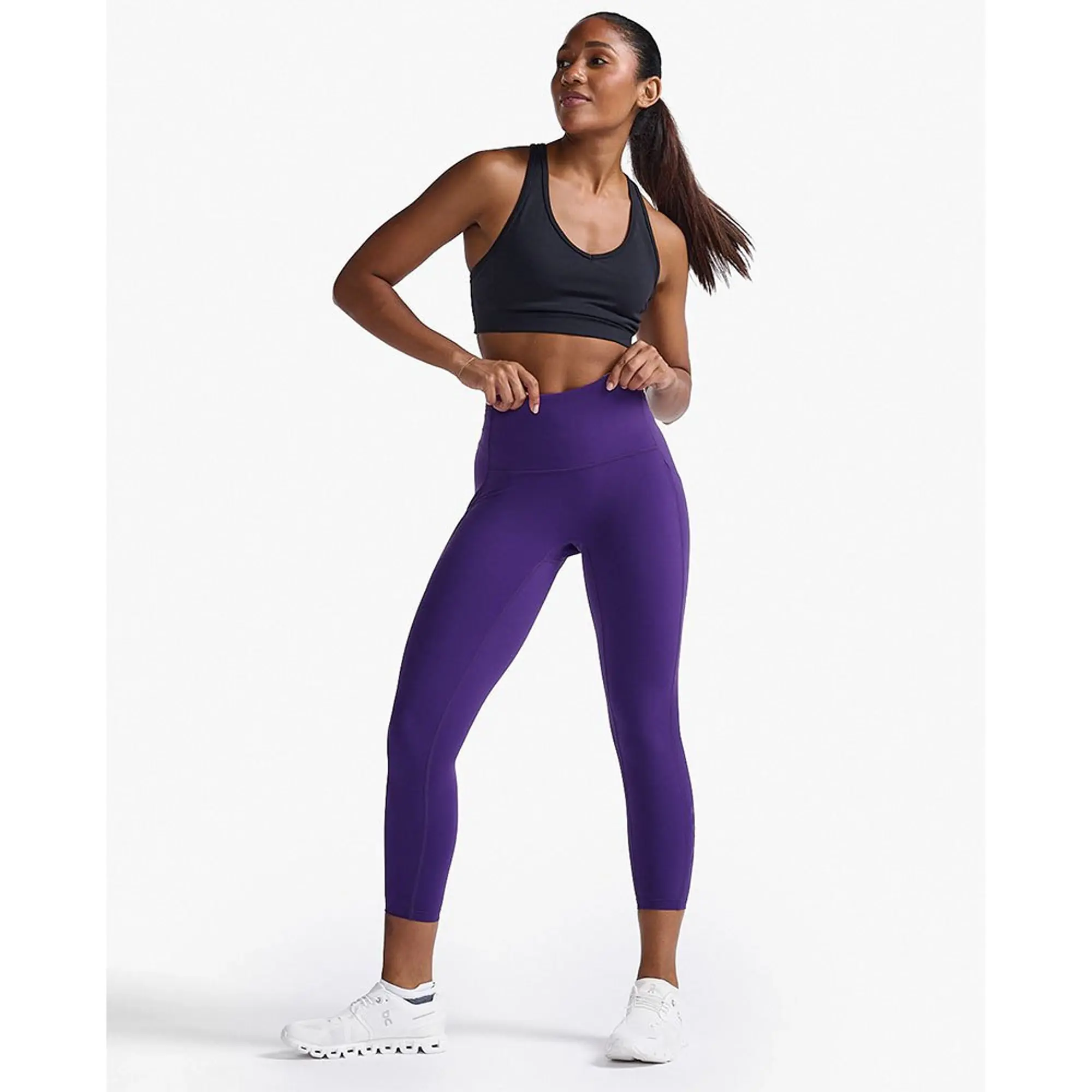 2xu Form Stash Hi-rise Comp 7/8 Leggings  - Purple