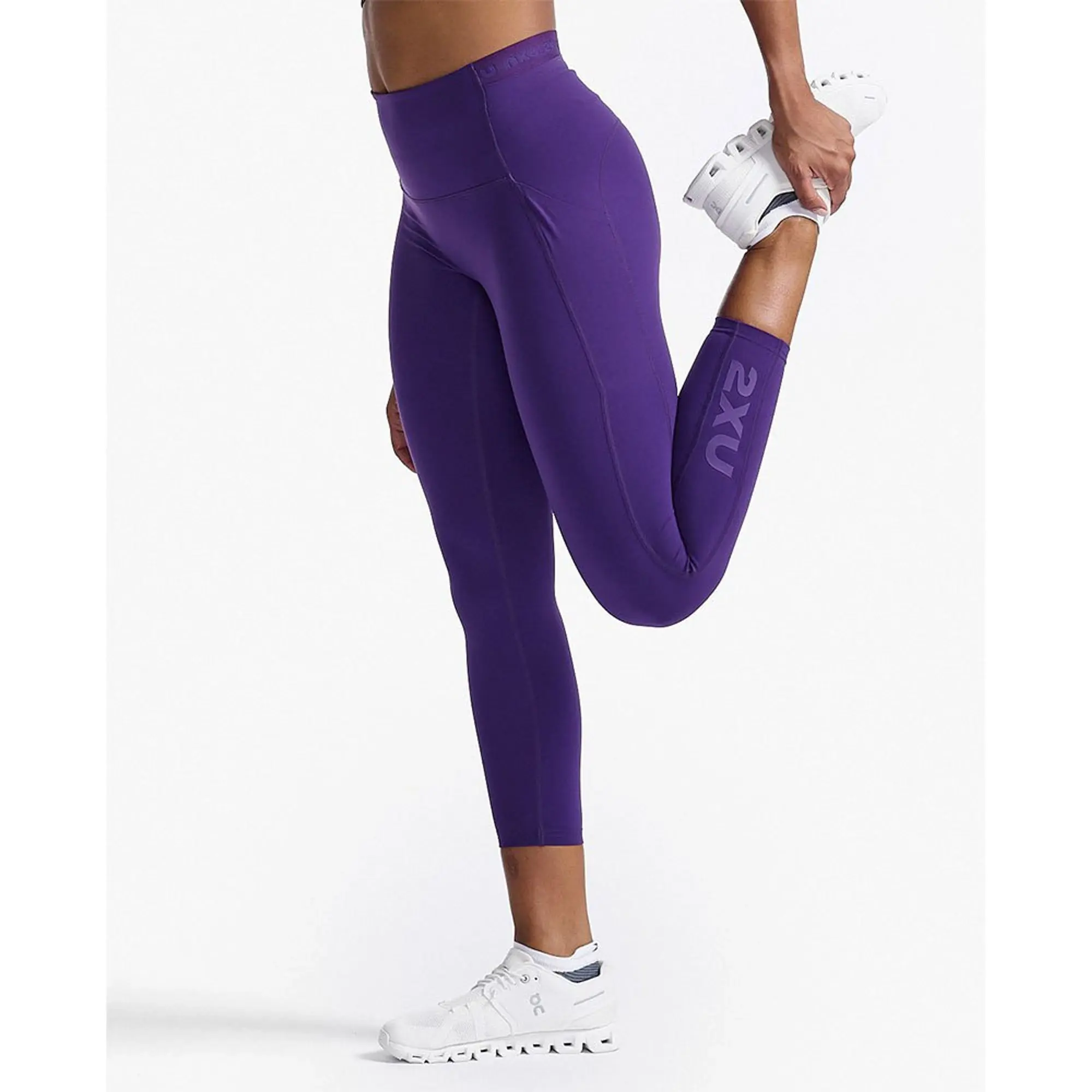2xu Form Stash Hi-rise Comp 7/8 Leggings  - Purple