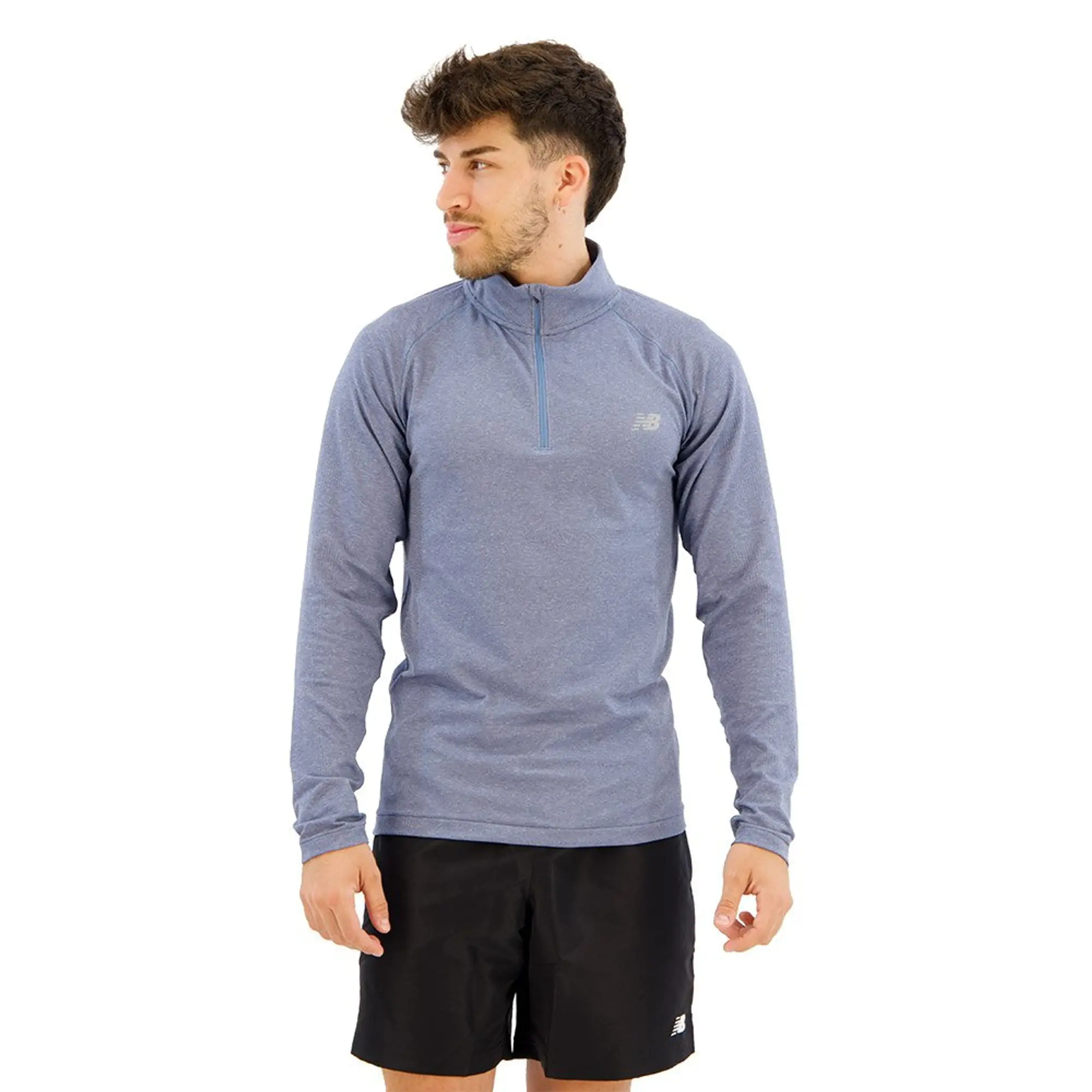New Balance Knit 1/4 Zip Top