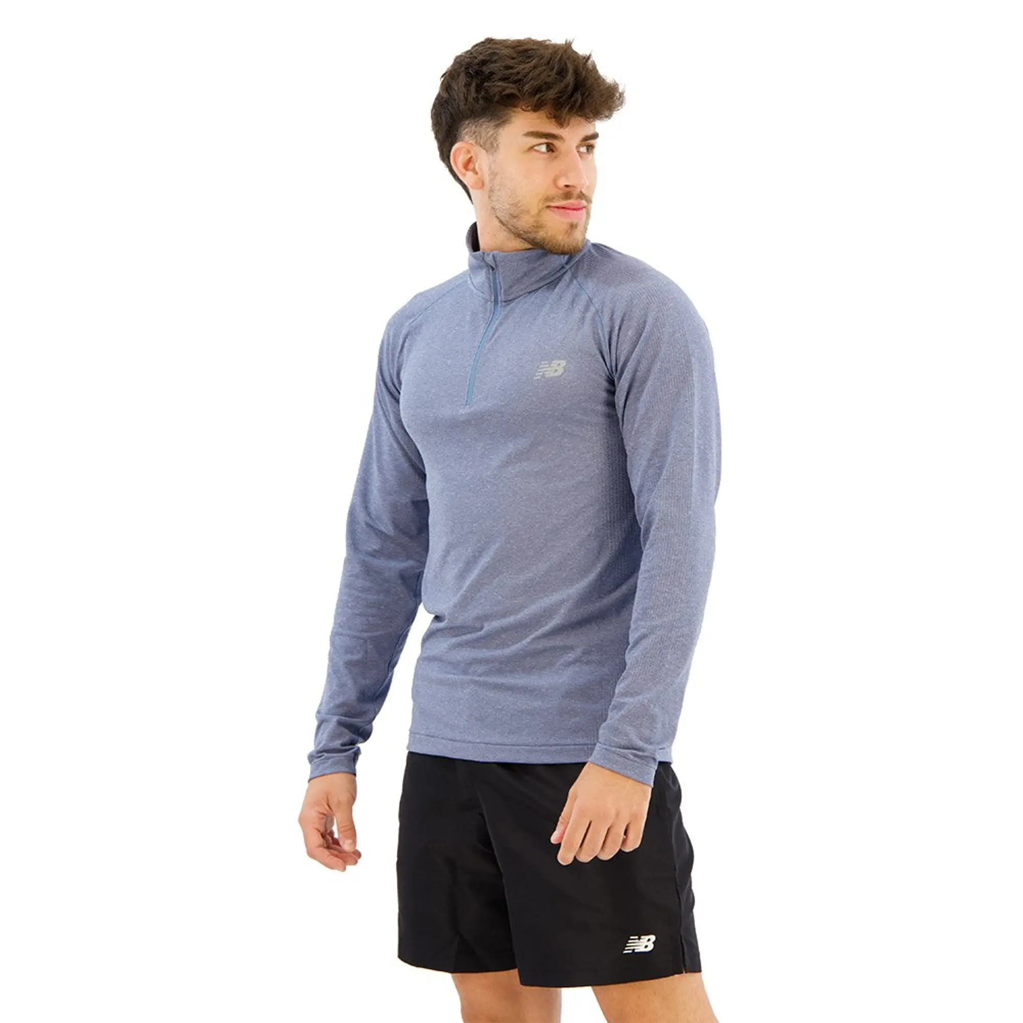 New Balance Knit 1/4 Zip Top