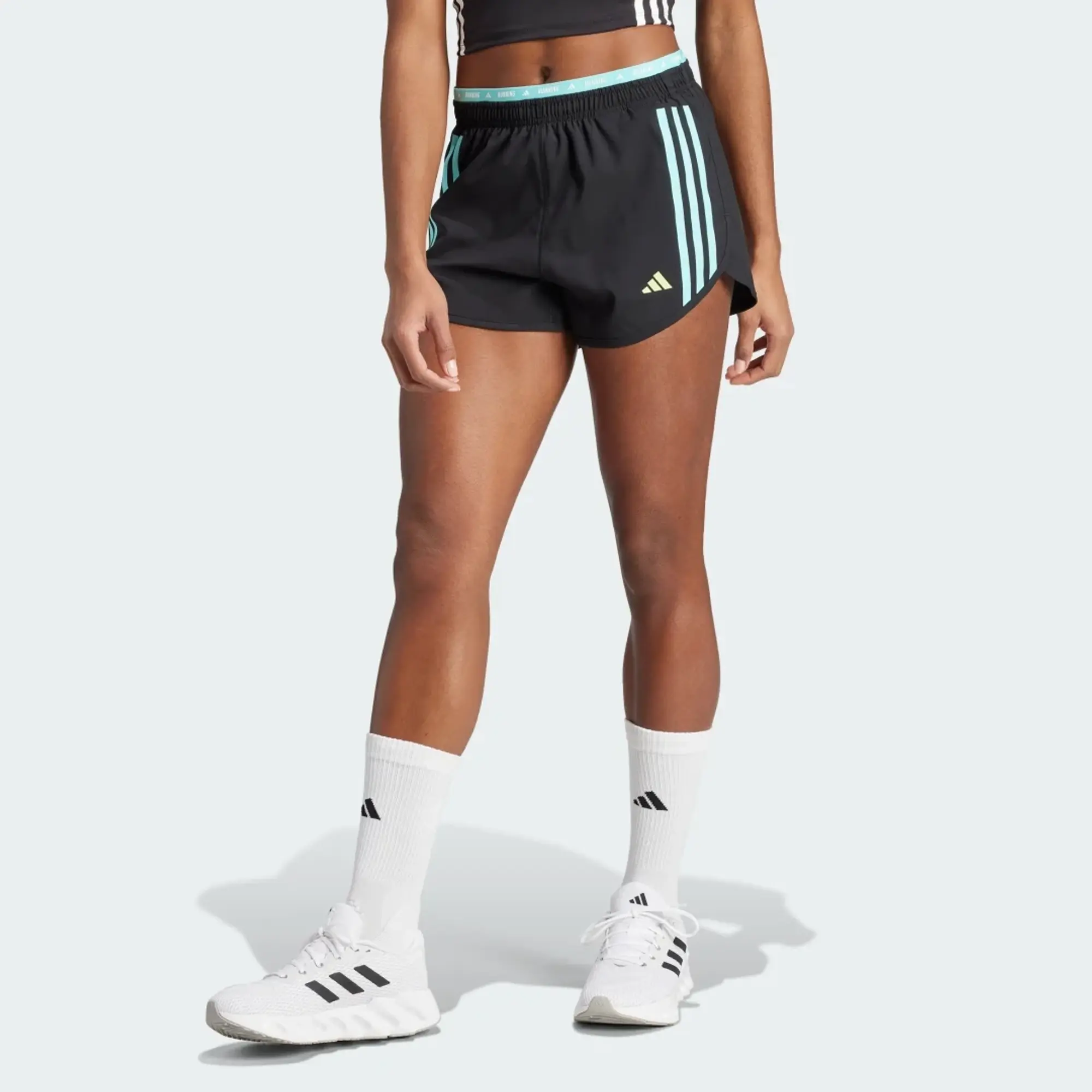 adidas Own the Run 3-Stripes Shorts