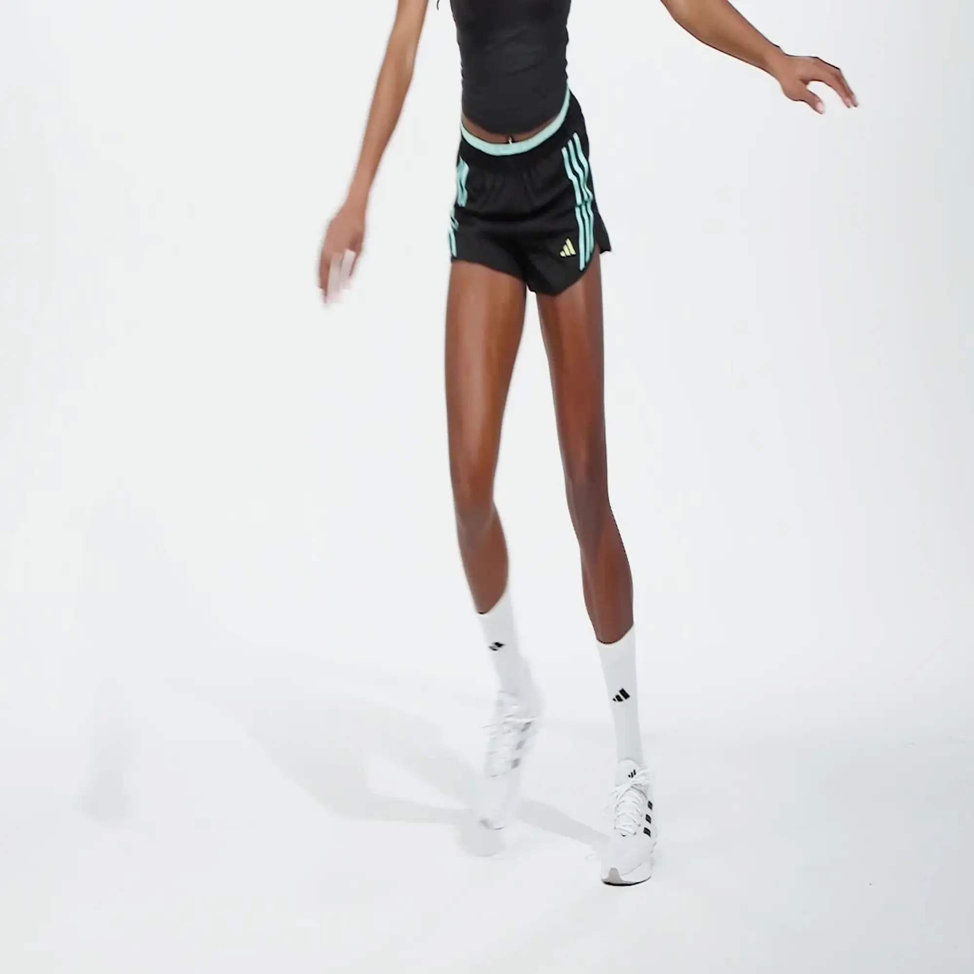 adidas Own the Run 3-Stripes Shorts