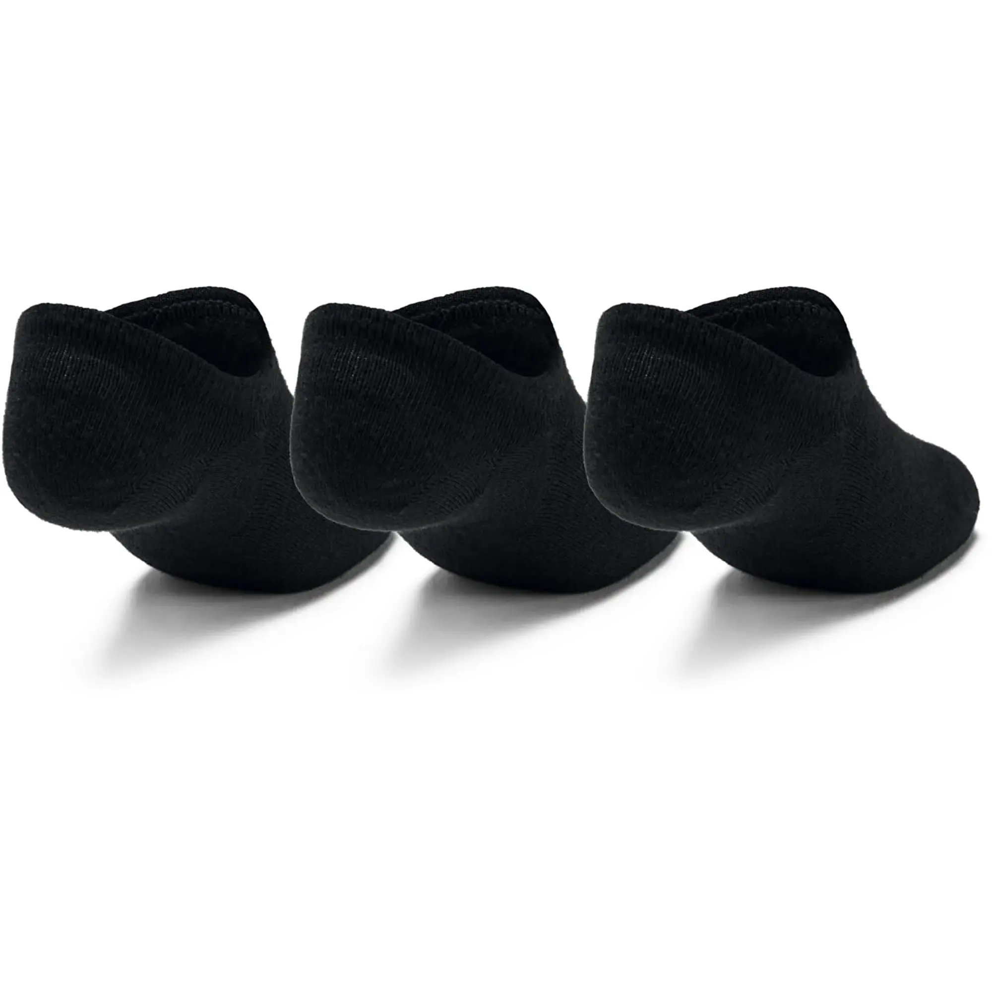 Under Armour Armour Ua Essential Ultralowtab 3pk Trainer Sock Unisex Adults - Black
