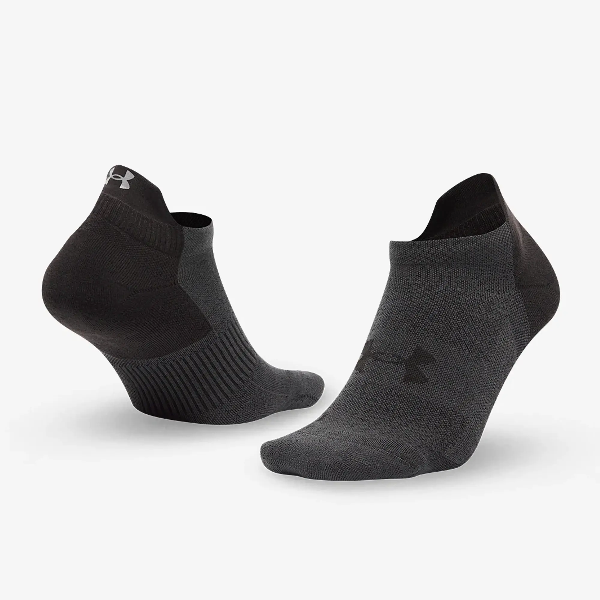 Under Armour Dry Run No Shoe Socks - Black