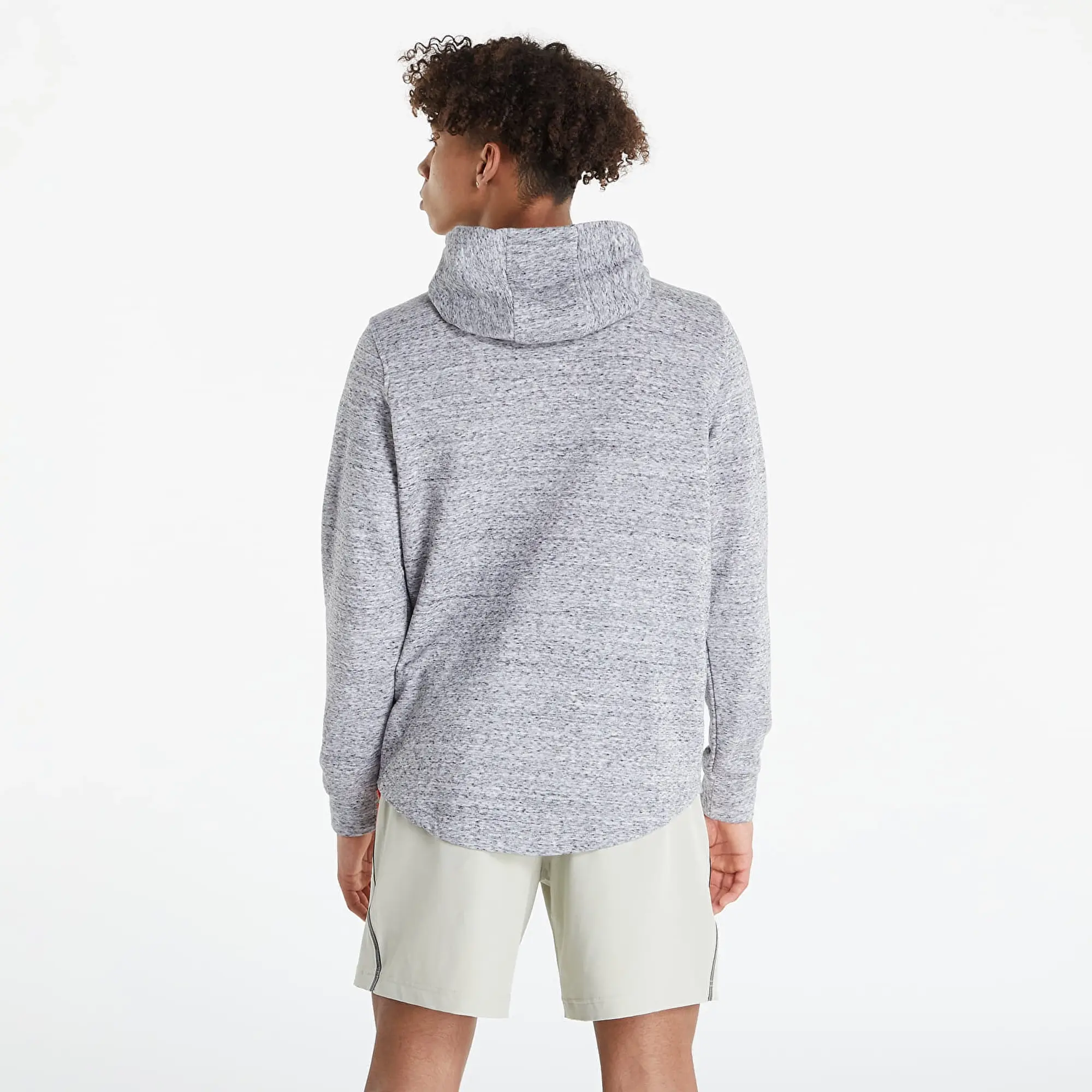 Under Armour Rival Terry Mens Grey Logo Hoodie