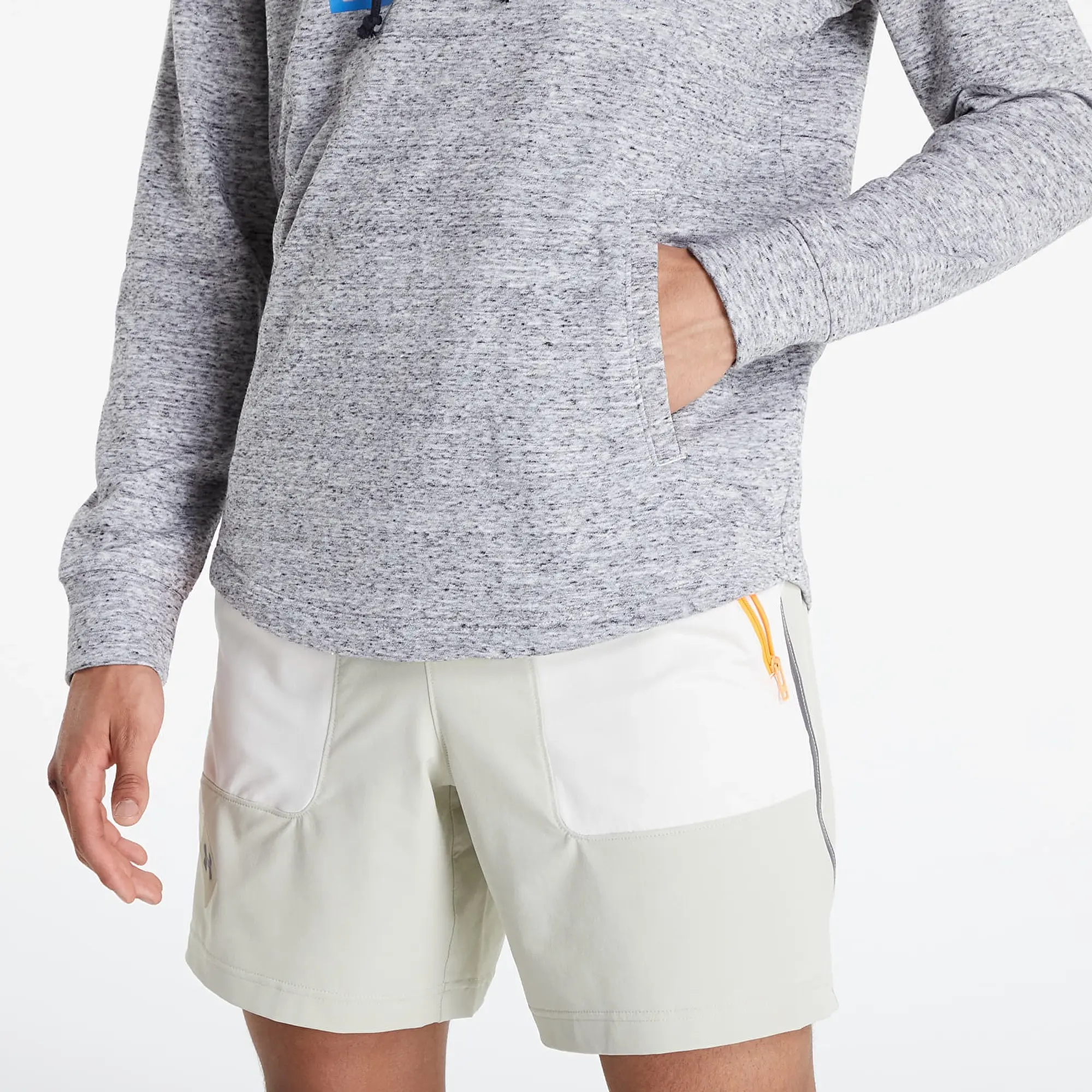 Under Armour Rival Terry Mens Grey Logo Hoodie