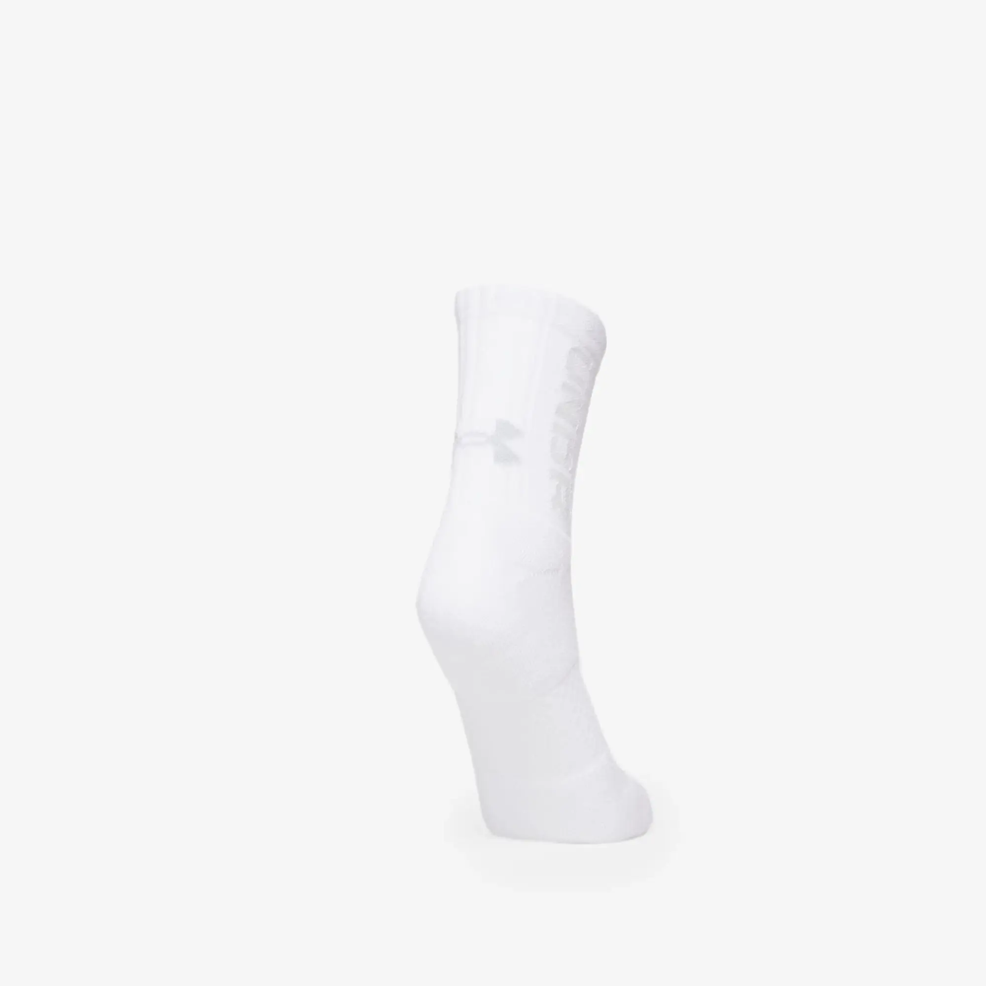 Unisex  Under Armour  3-Maker 3-Pack Mid-Crew Socks White / White / Mod Gray XL