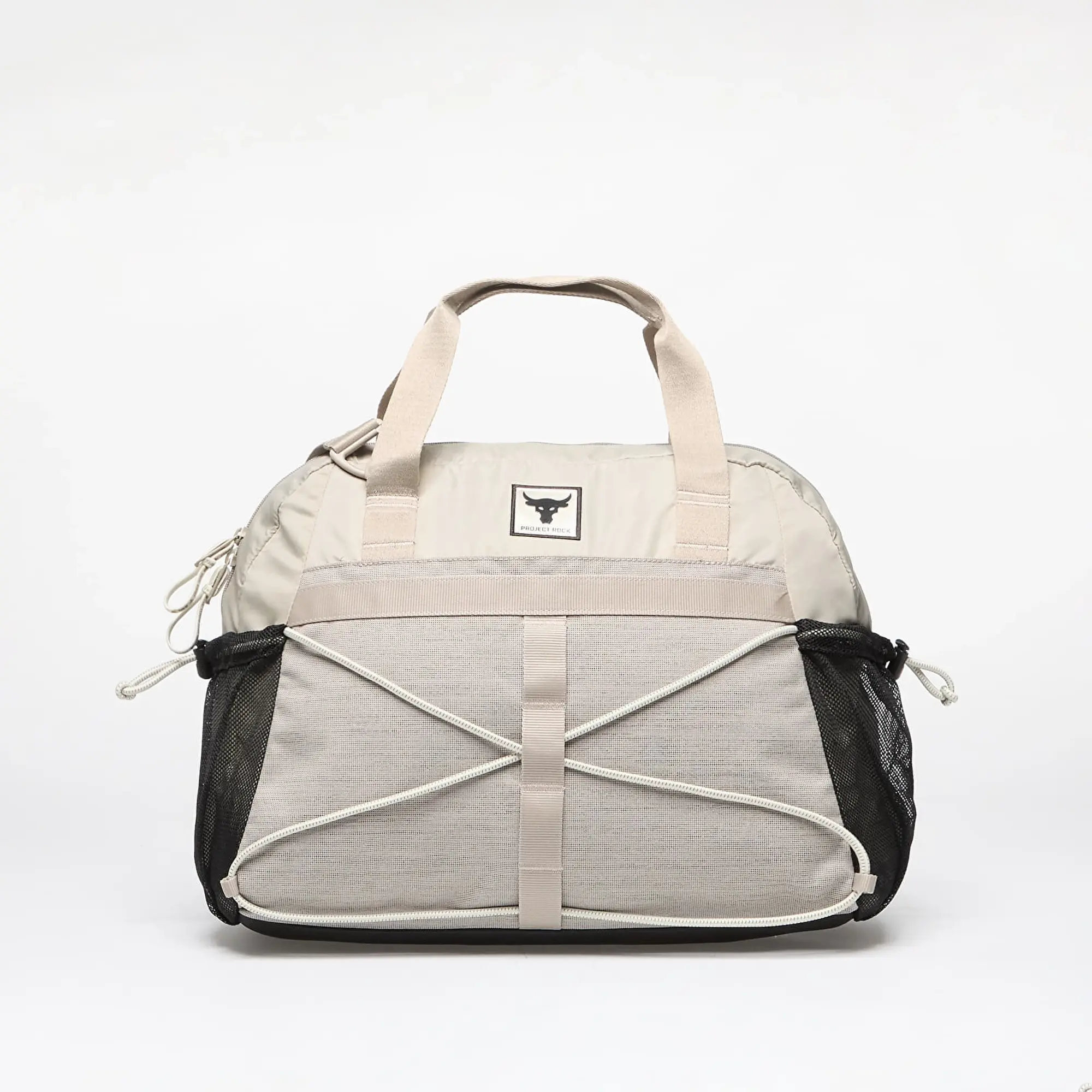 Under Armour Women's Project Rock Small Gym Bag Timberwolf Taupe / Black / Black OSFM