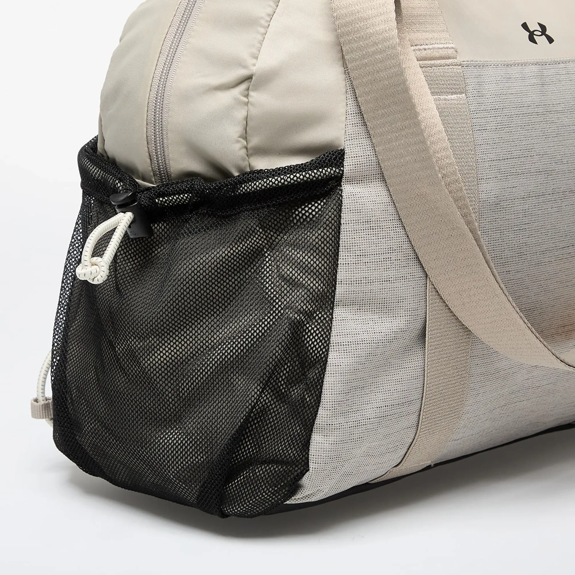Under Armour Women's Project Rock Small Gym Bag Timberwolf Taupe / Black / Black OSFM