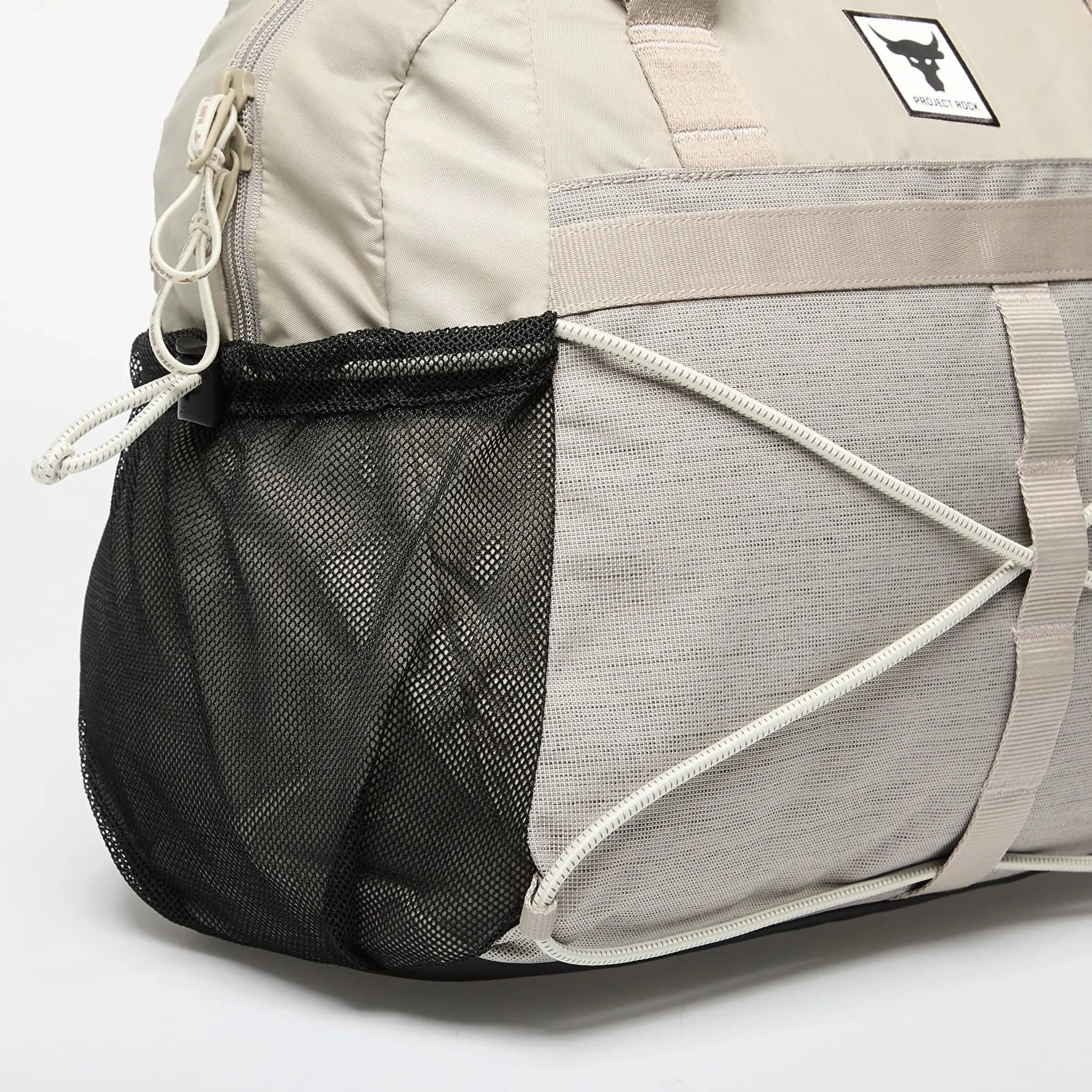 Under Armour Women's Project Rock Small Gym Bag Timberwolf Taupe / Black / Black OSFM