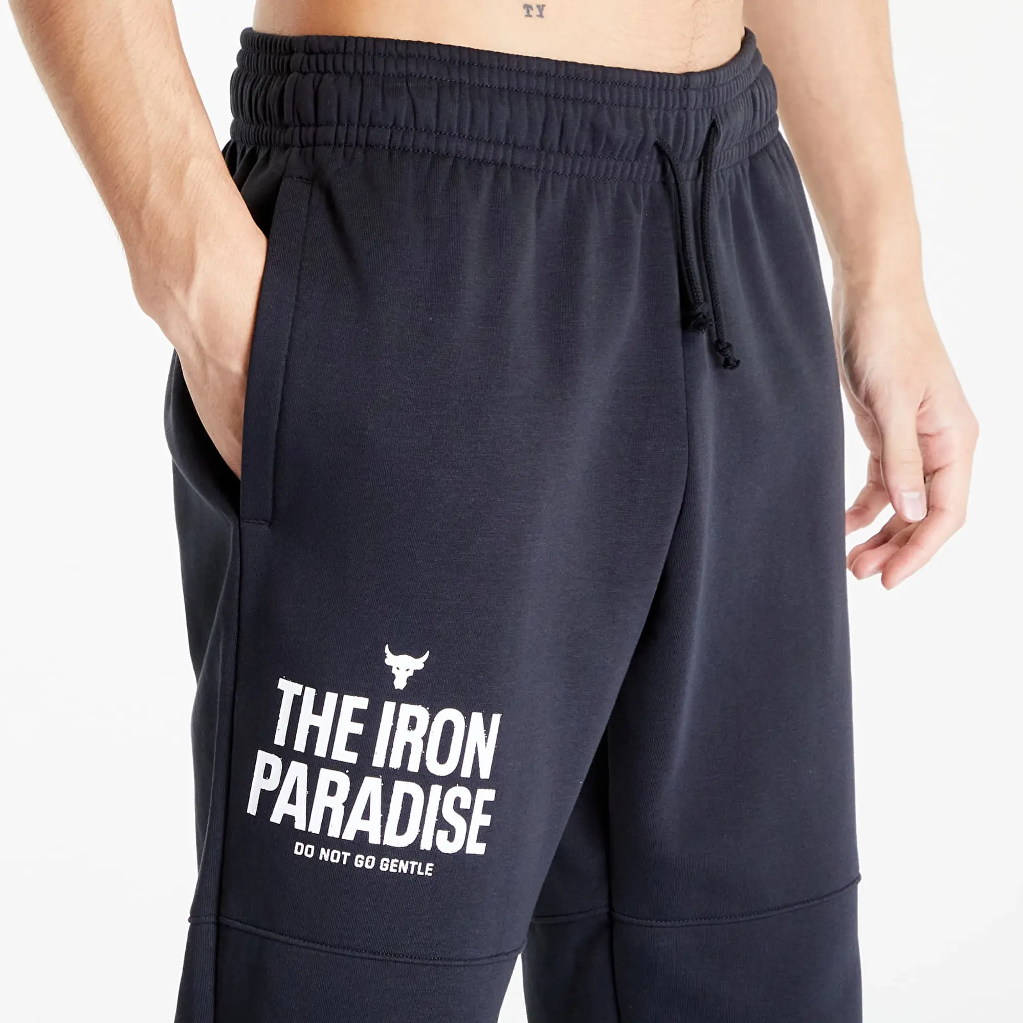 Under Armour Armour Pjt Rock Rival Flc Jogger Mens - Black