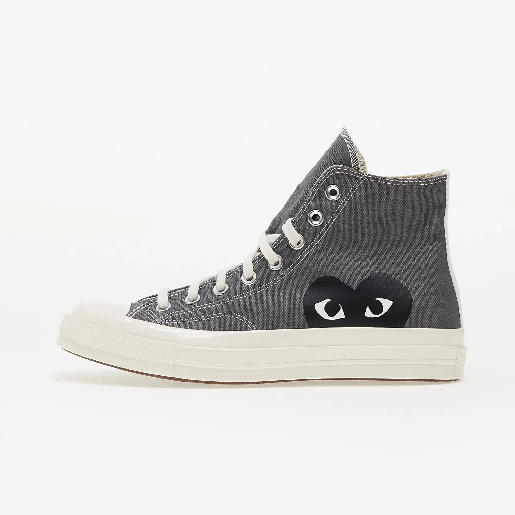 Sneakers Converse X Comme Des Garçons Play Chuck 70 Hi Gray/ Black/ Egret Eur 40