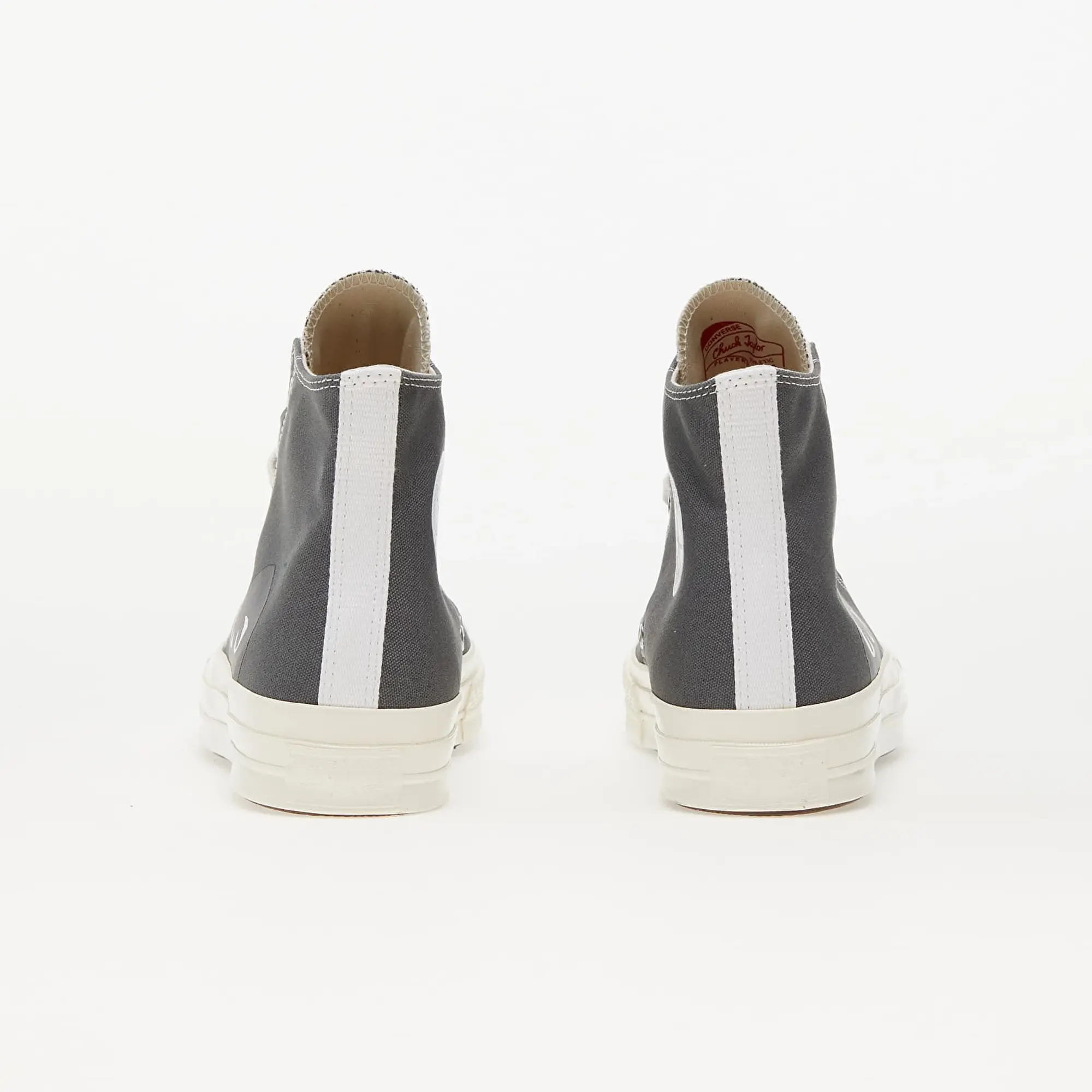 Sneakers Converse X Comme Des Garçons Play Chuck 70 Hi Gray/ Black/ Egret Eur 40