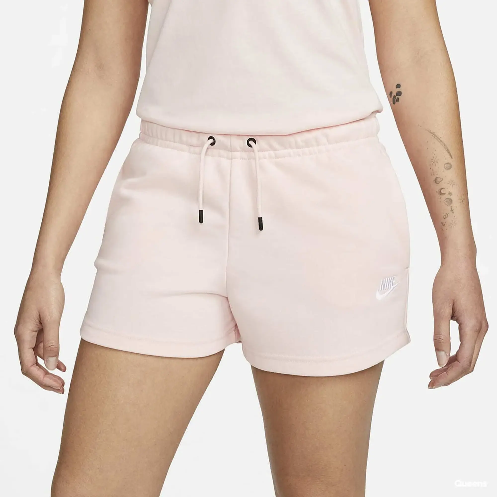 Shorts Nike Nsw Essential Fleece High-Rise Shorts French Terry Atmosphere/ White Xl