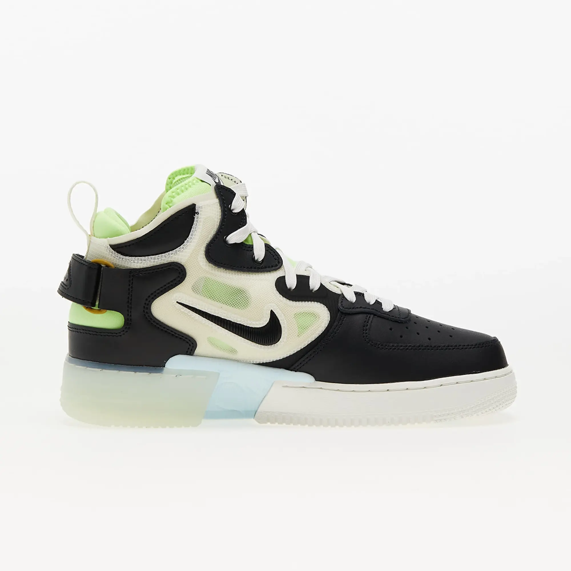 Sneakers Nike Air Force 1 Mid React Sail/ Black-Ghost Green-Glacier Blue Eur 44.5