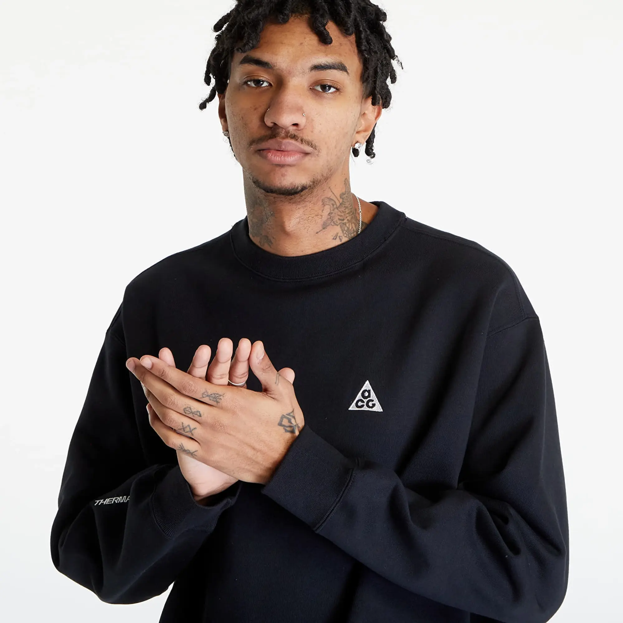 Sweatshirt Nike Acg Therma-Fit Fleece Crew Black/ Black/ Summit White Xxl