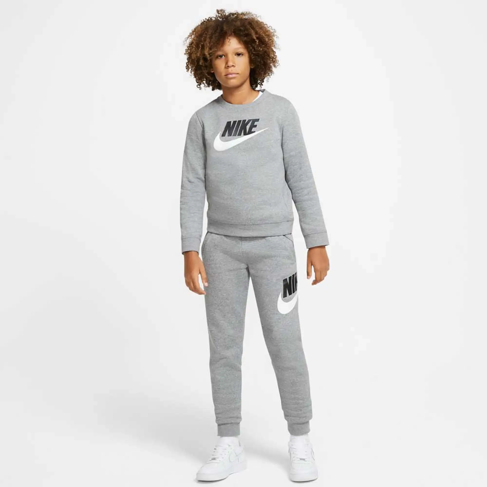 Nike Sportswear Club Fleece Crew Sweatshirt  - Grey