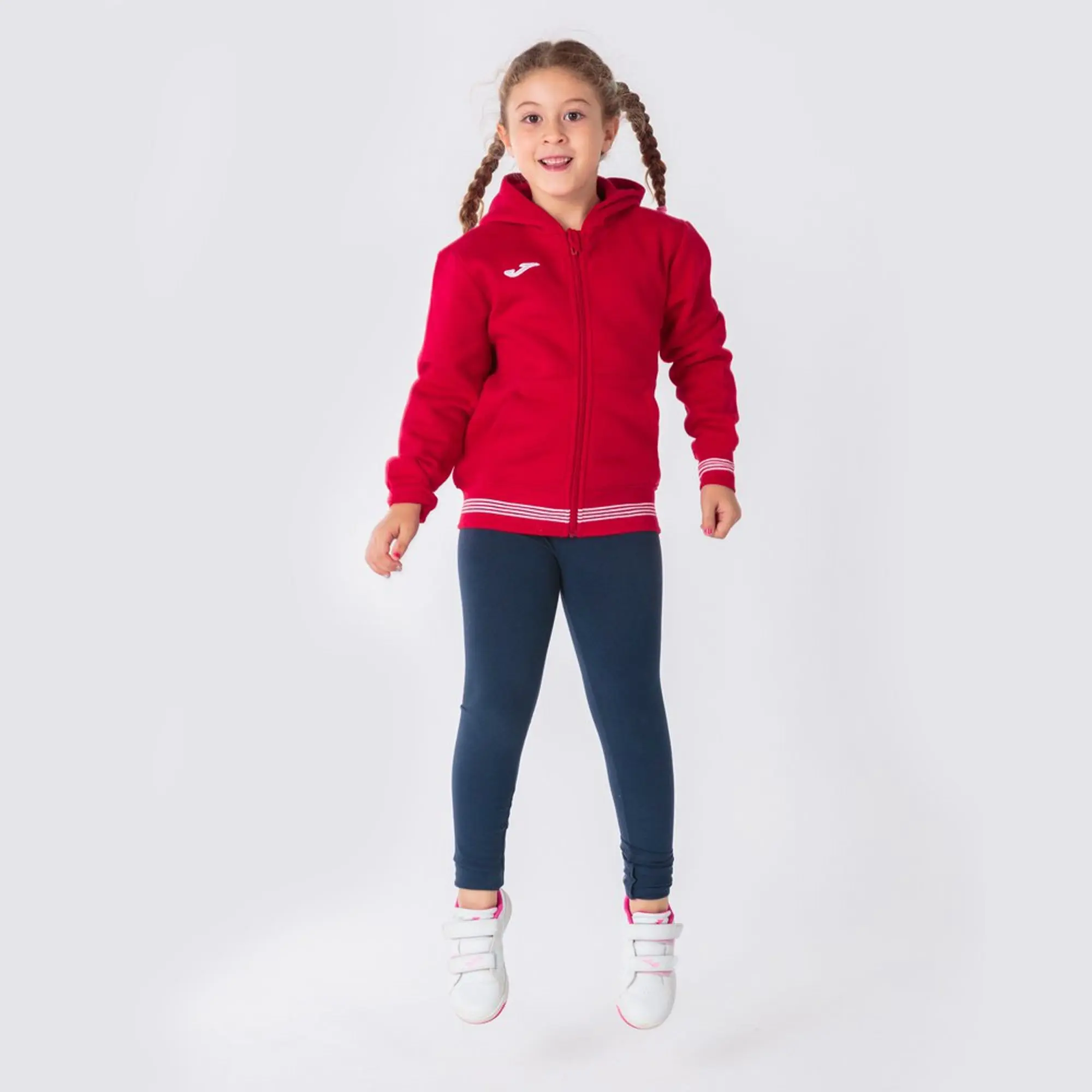 Joma Campus Iii Full Zip Sweatshirt  - Red