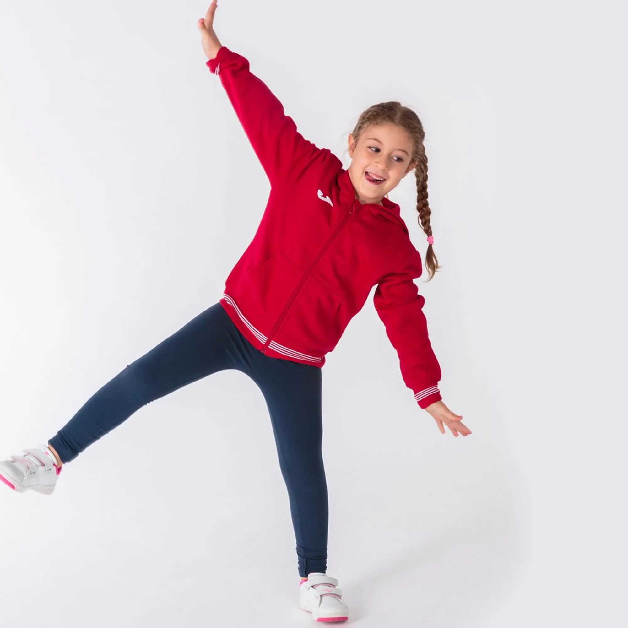 Joma Campus Iii Full Zip Sweatshirt  - Red