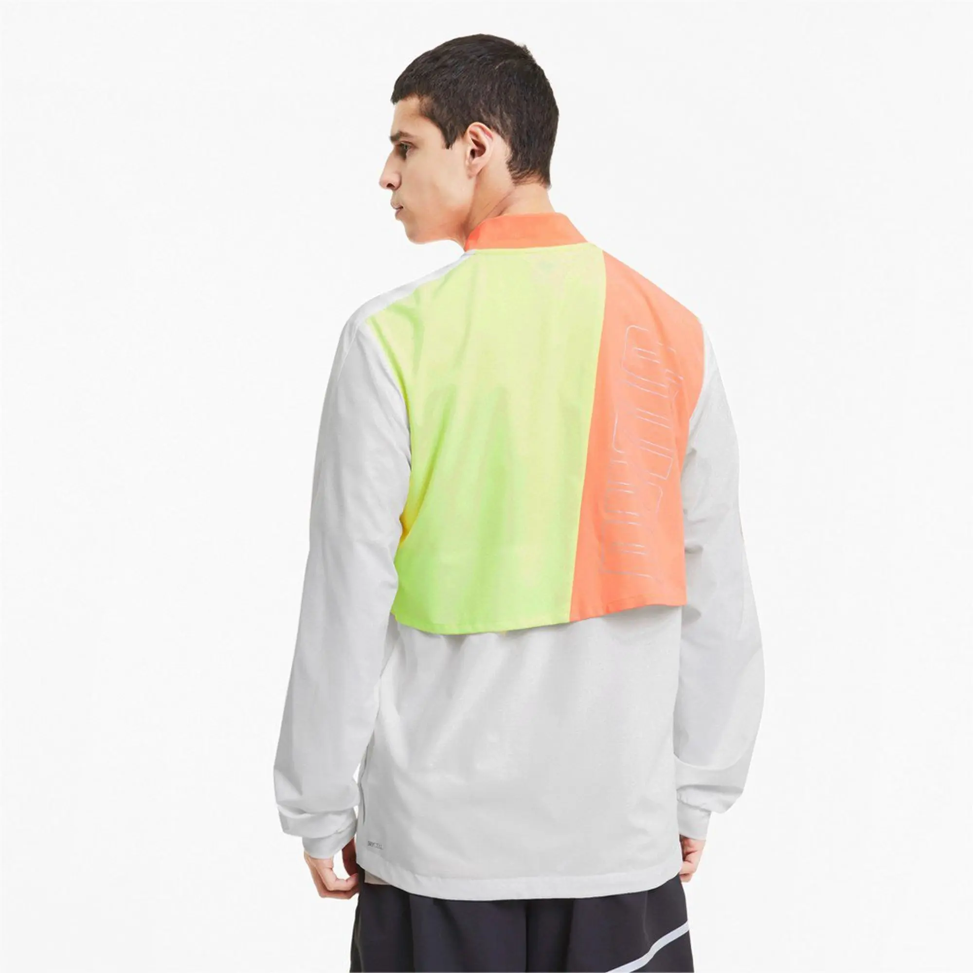 Puma Run Ultra Jacket  - Green,White,Orange