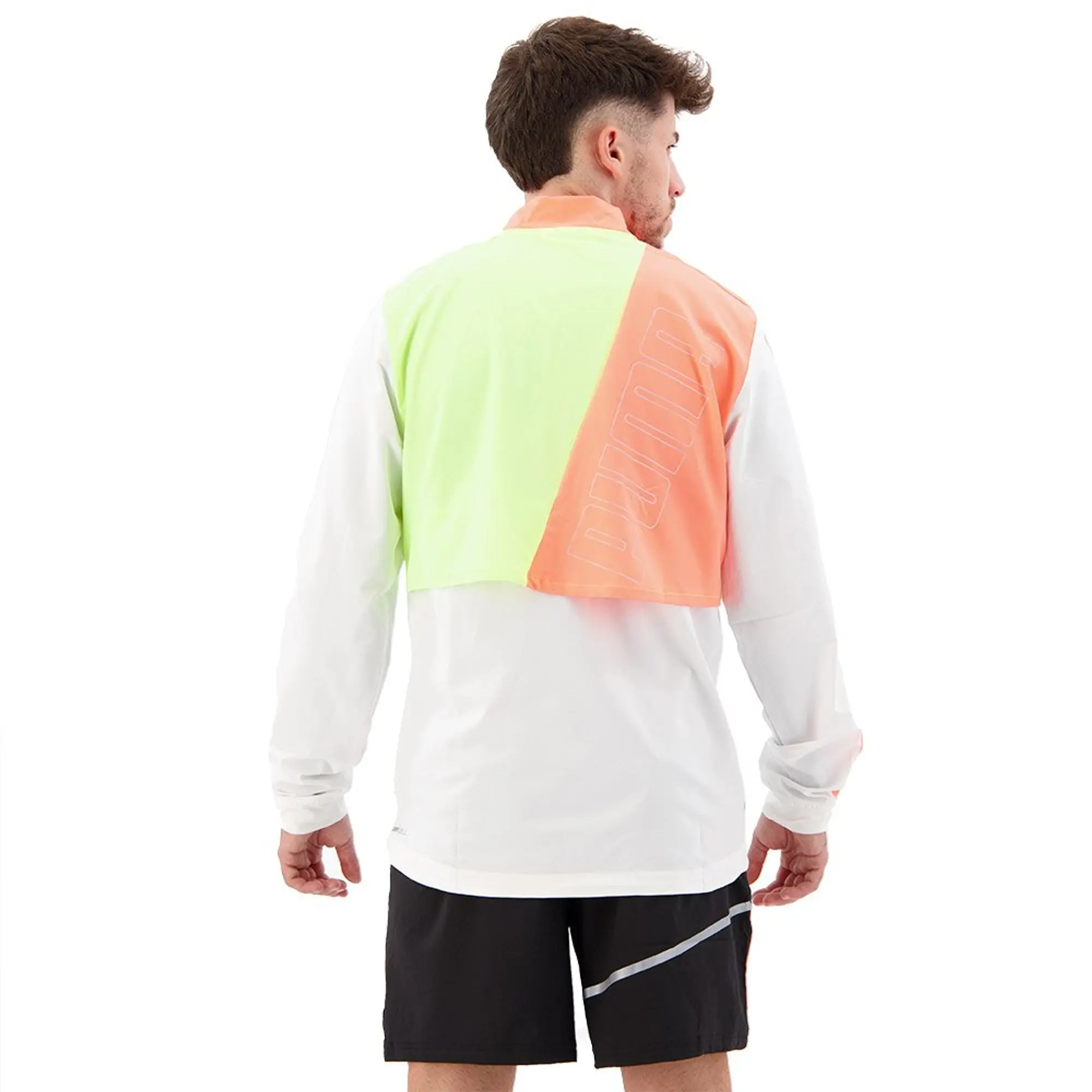 Puma Run Ultra Jacket  - Green,White,Orange