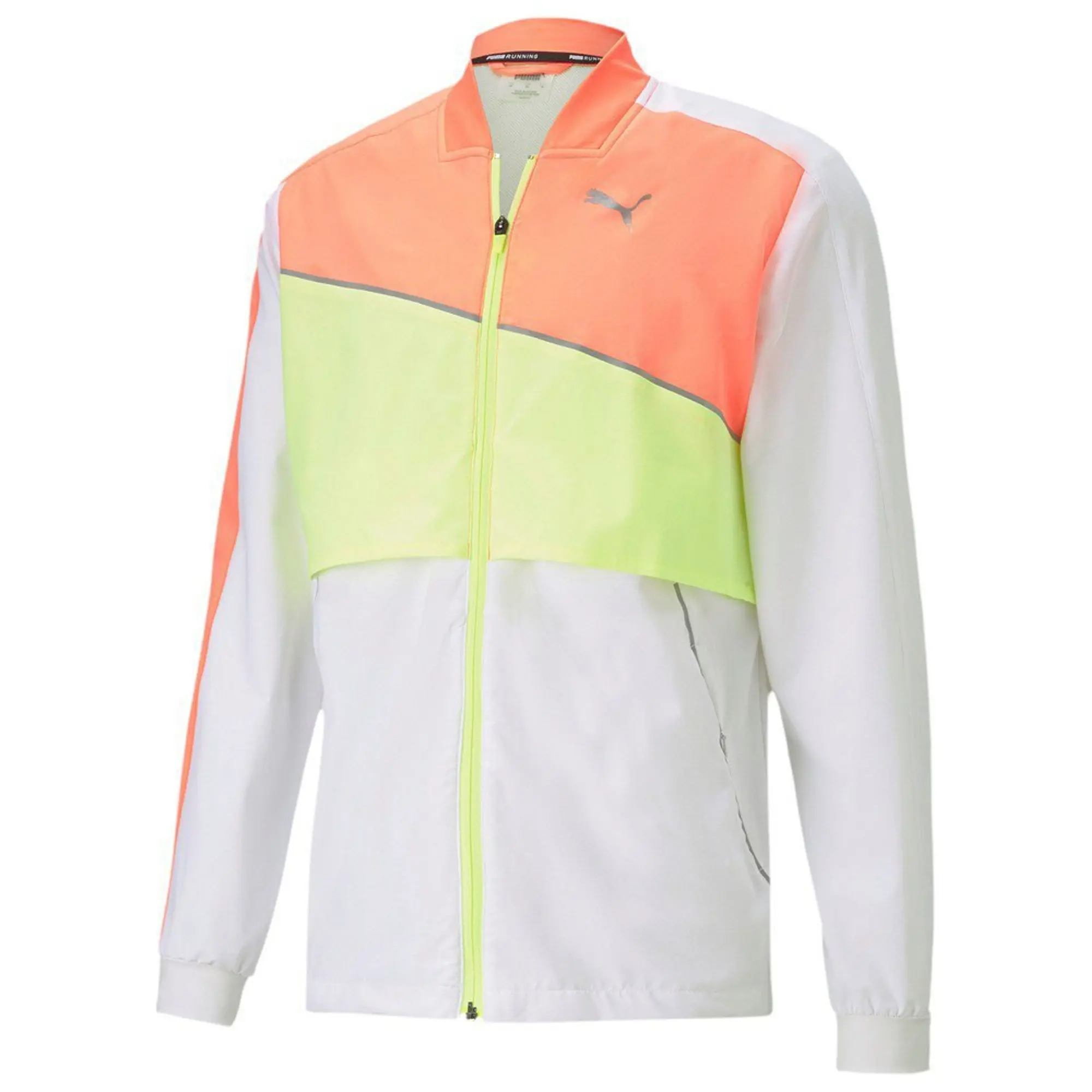 Puma Run Ultra Jacket  - Green,White,Orange