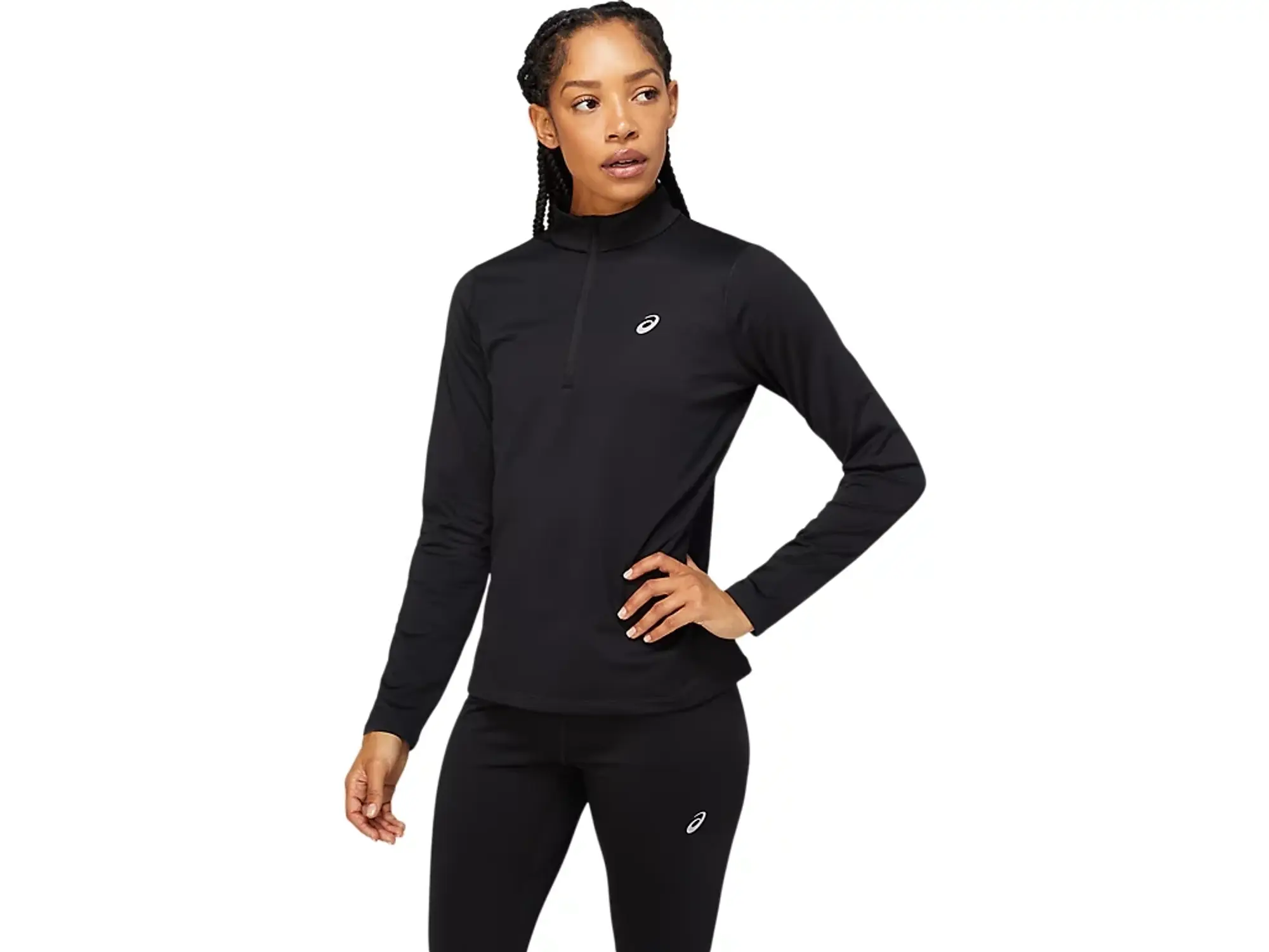 ASICS Core Half-Zip Winter Long Sleeve Women - Black