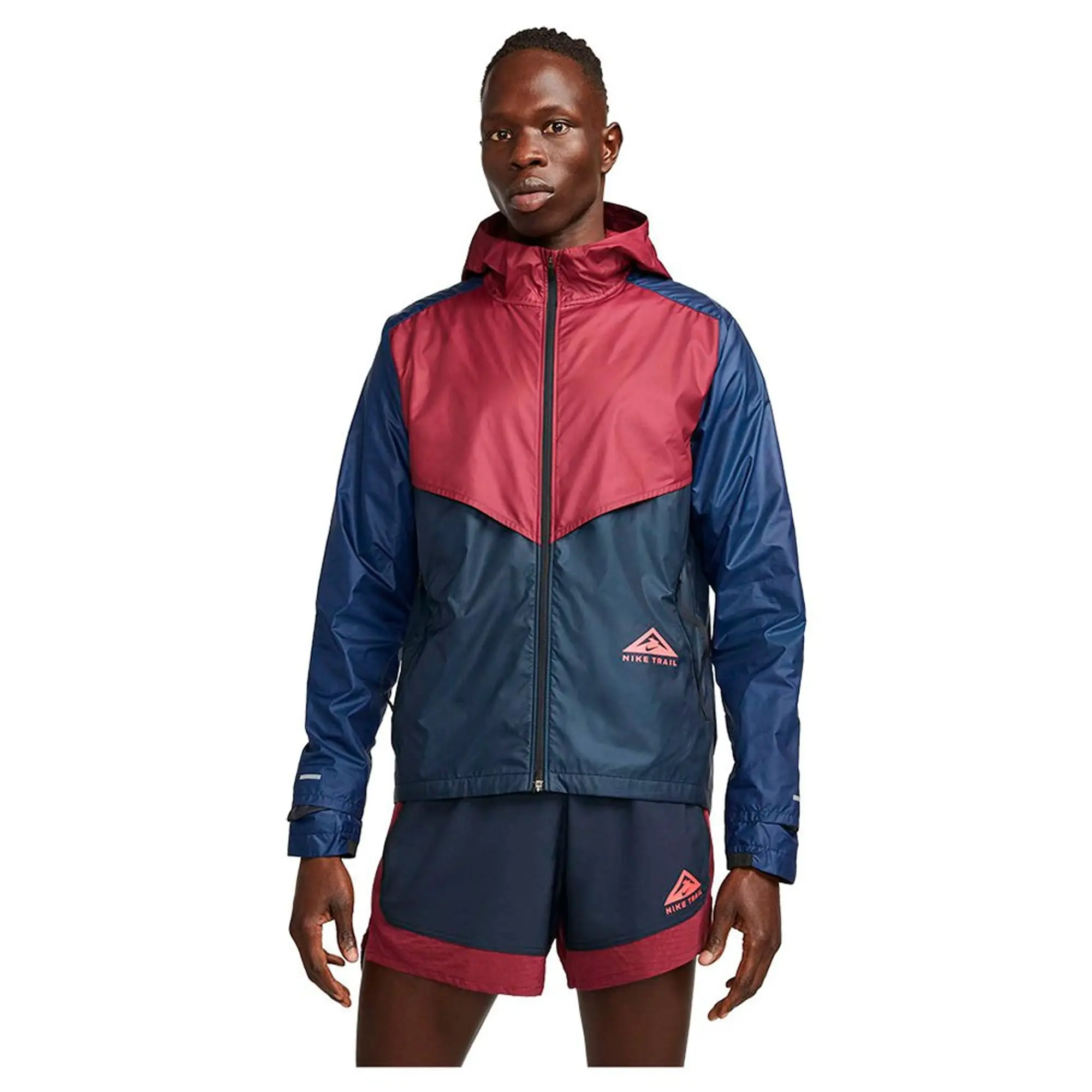 Nike jacket windrunner red best sale