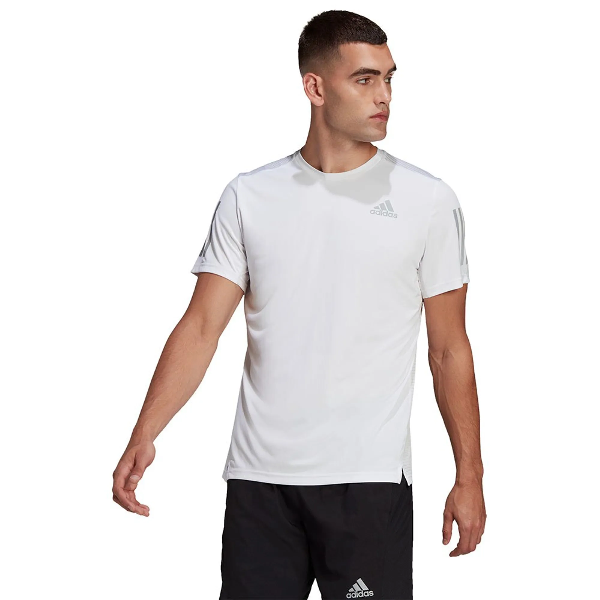 Adidas Running T-Shirt Own The Run - ['White'] | HB7444 | FOOTY.COM
