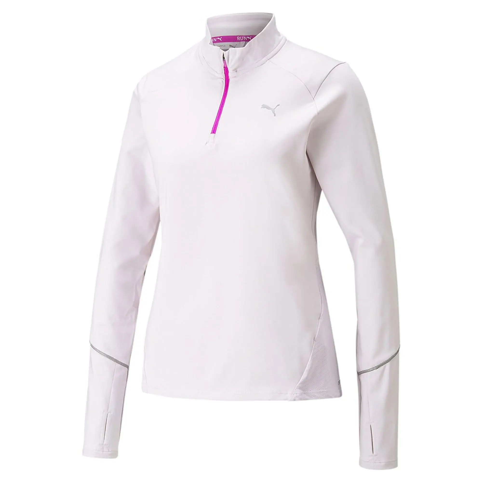Puma 5k Knit Half Zip Sweatshirt  - White