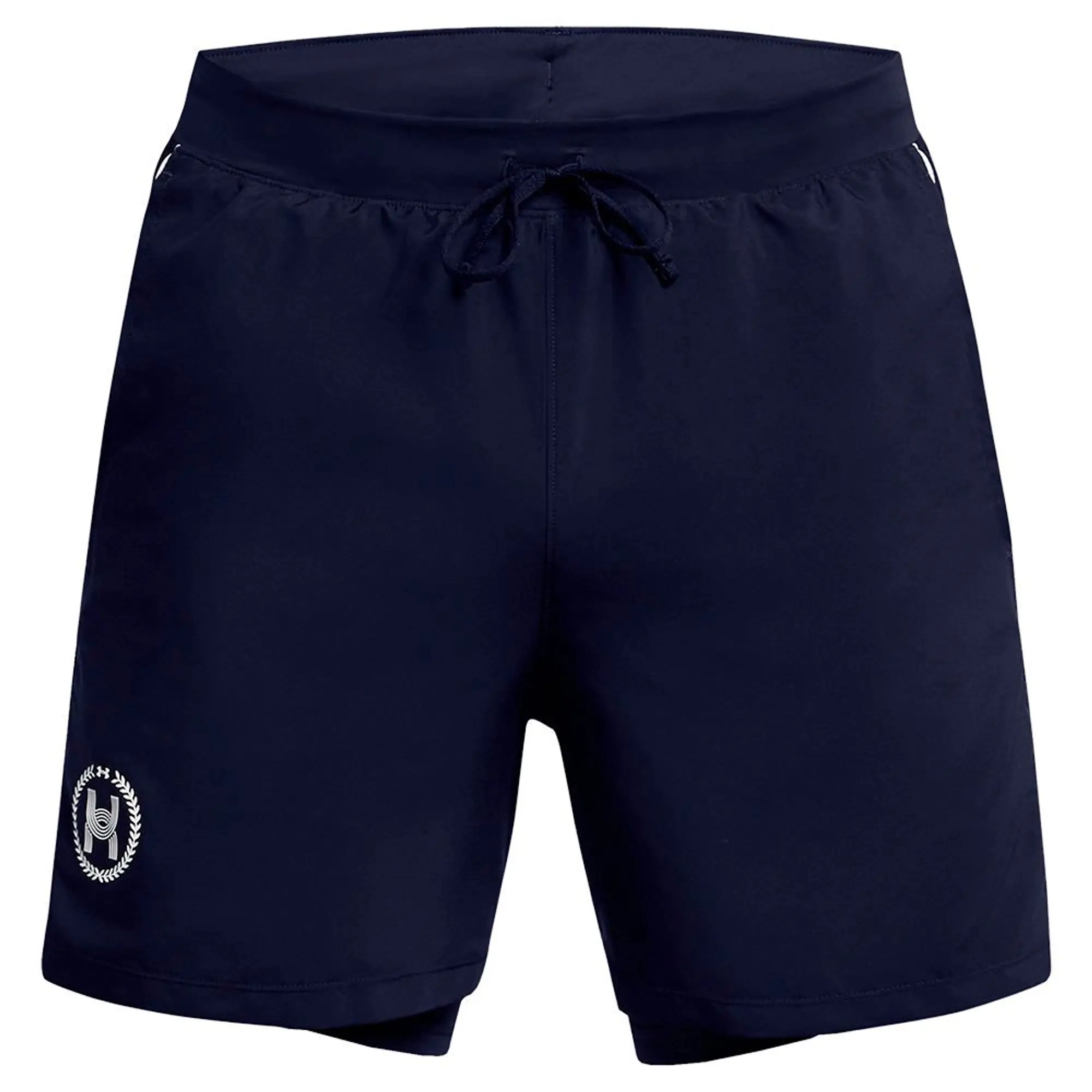 Men's  Under Armour  Launch 5 Shorts Midnight Navy / Black / White XXL