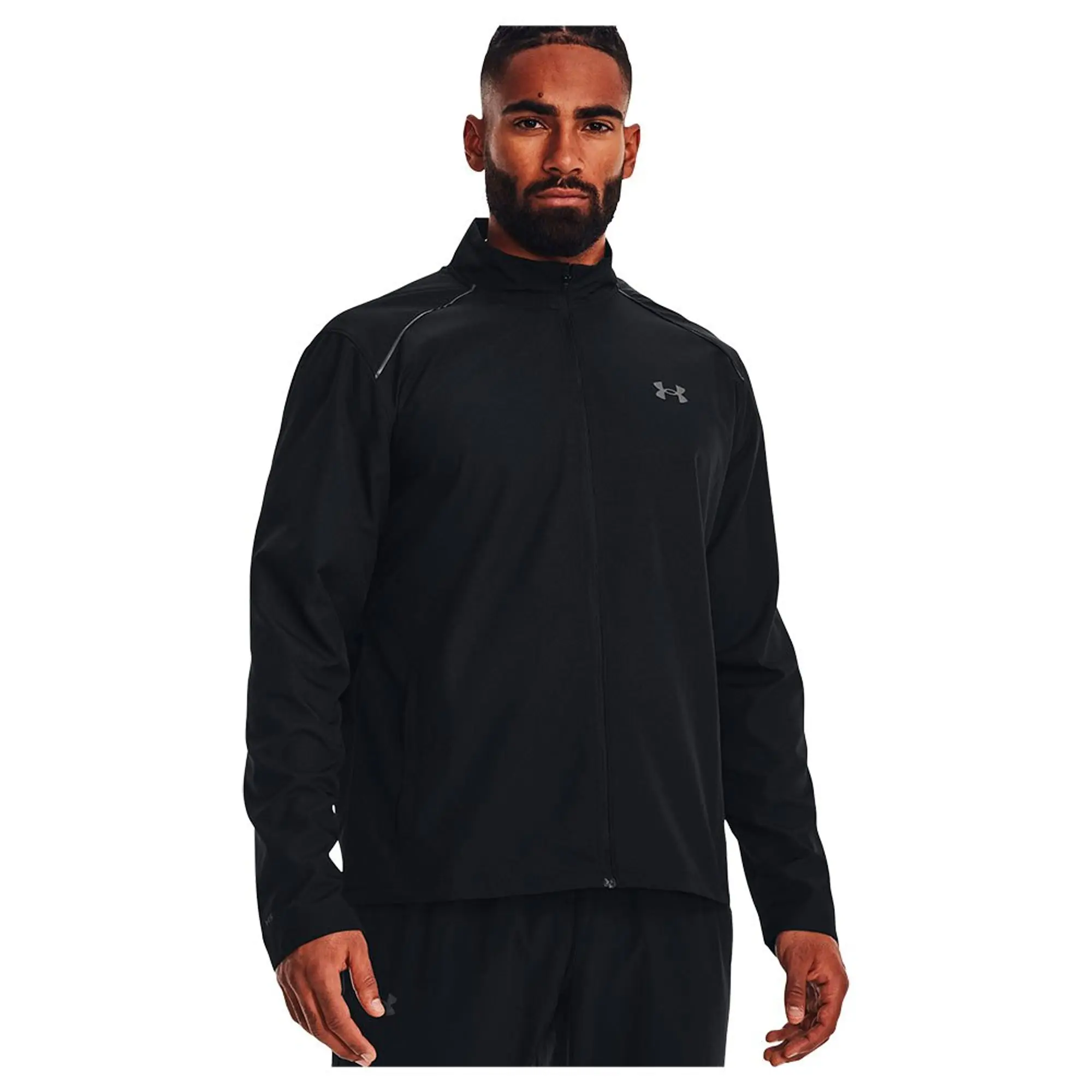 Men's  Under Armour  Launch Jacket Black / Jet Gray / Reflective XXL